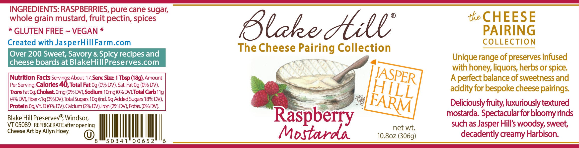 Blake Hill Preserves jam Raspberry Mostarda