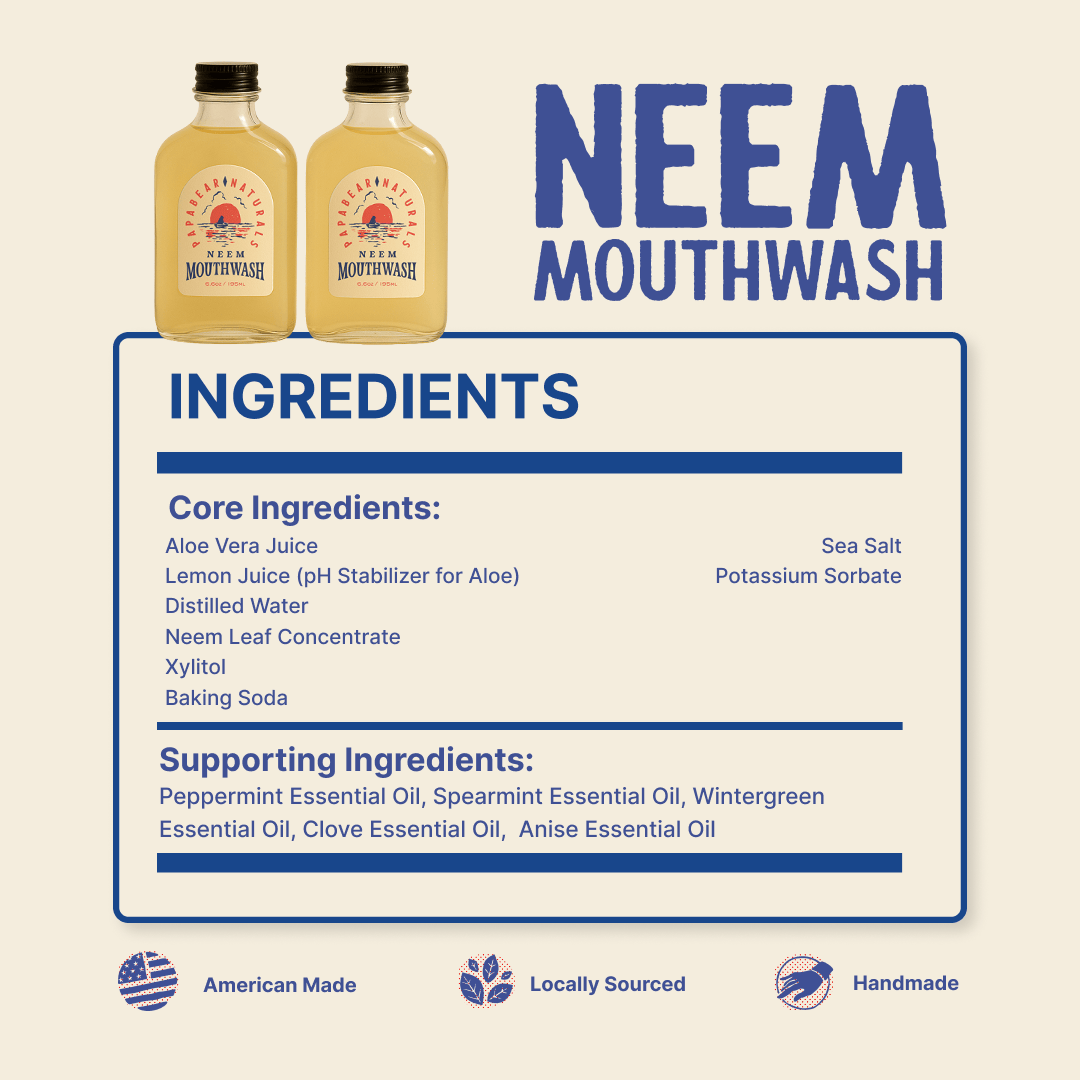 Papabear Neem Mouthwash (2 Pack)
