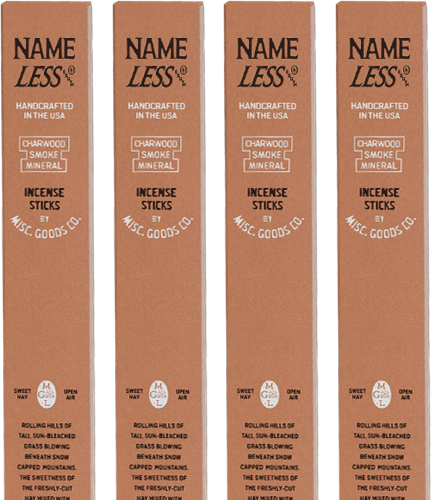 Misc. Goods Co. 4 Pack / 80pcs "Nameless Earth" Stick Incense