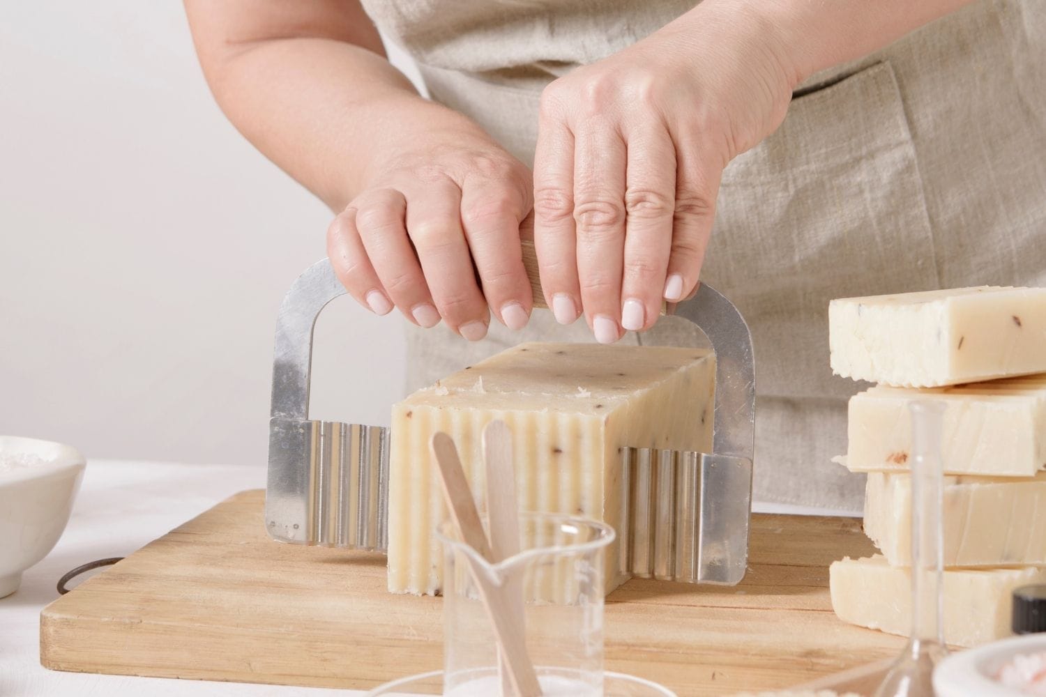 2x Natural Handmade Soap Bar, Pink Grapefruit Soap