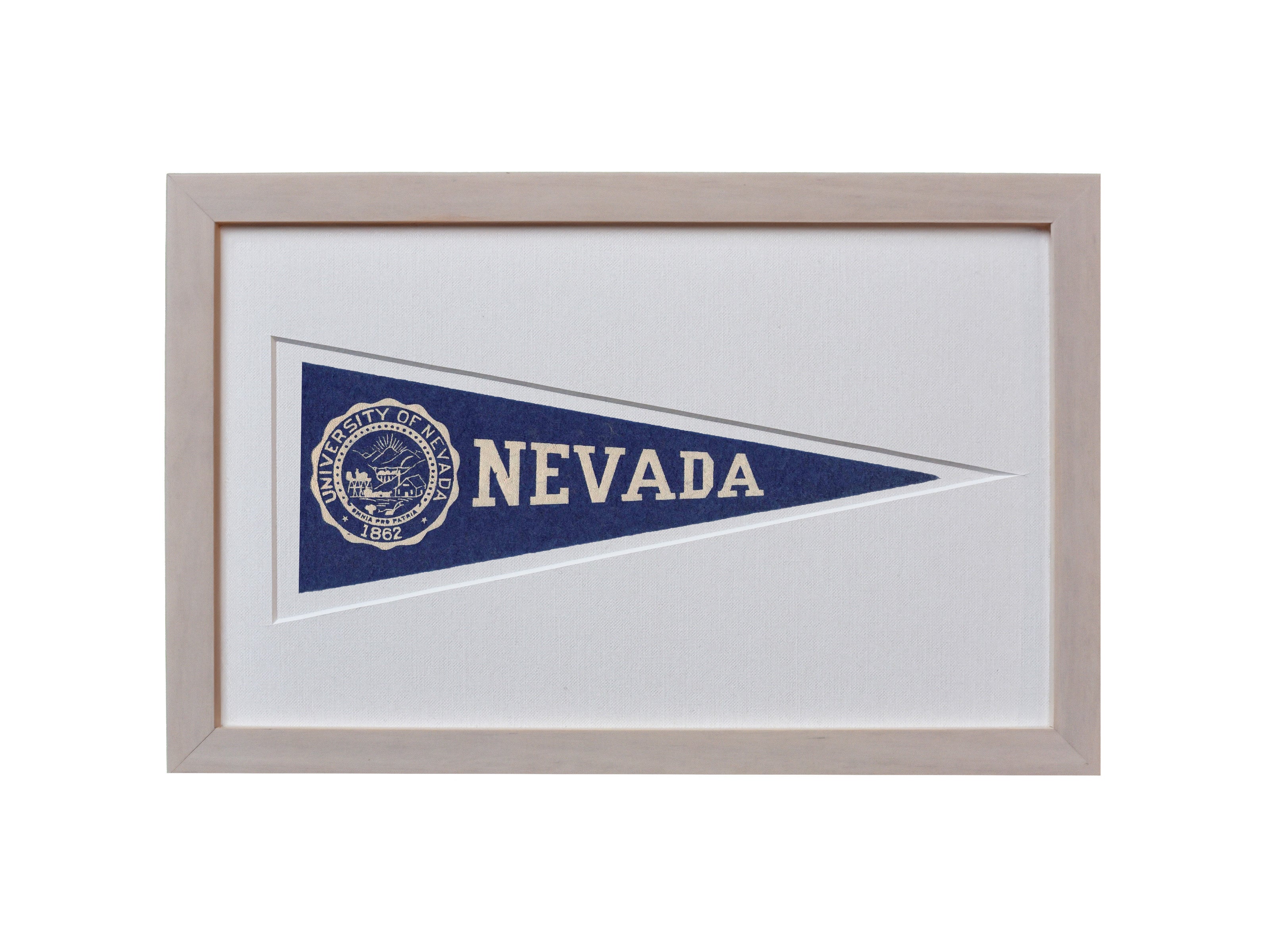 Vintage University of Nevada Hormel Pennant