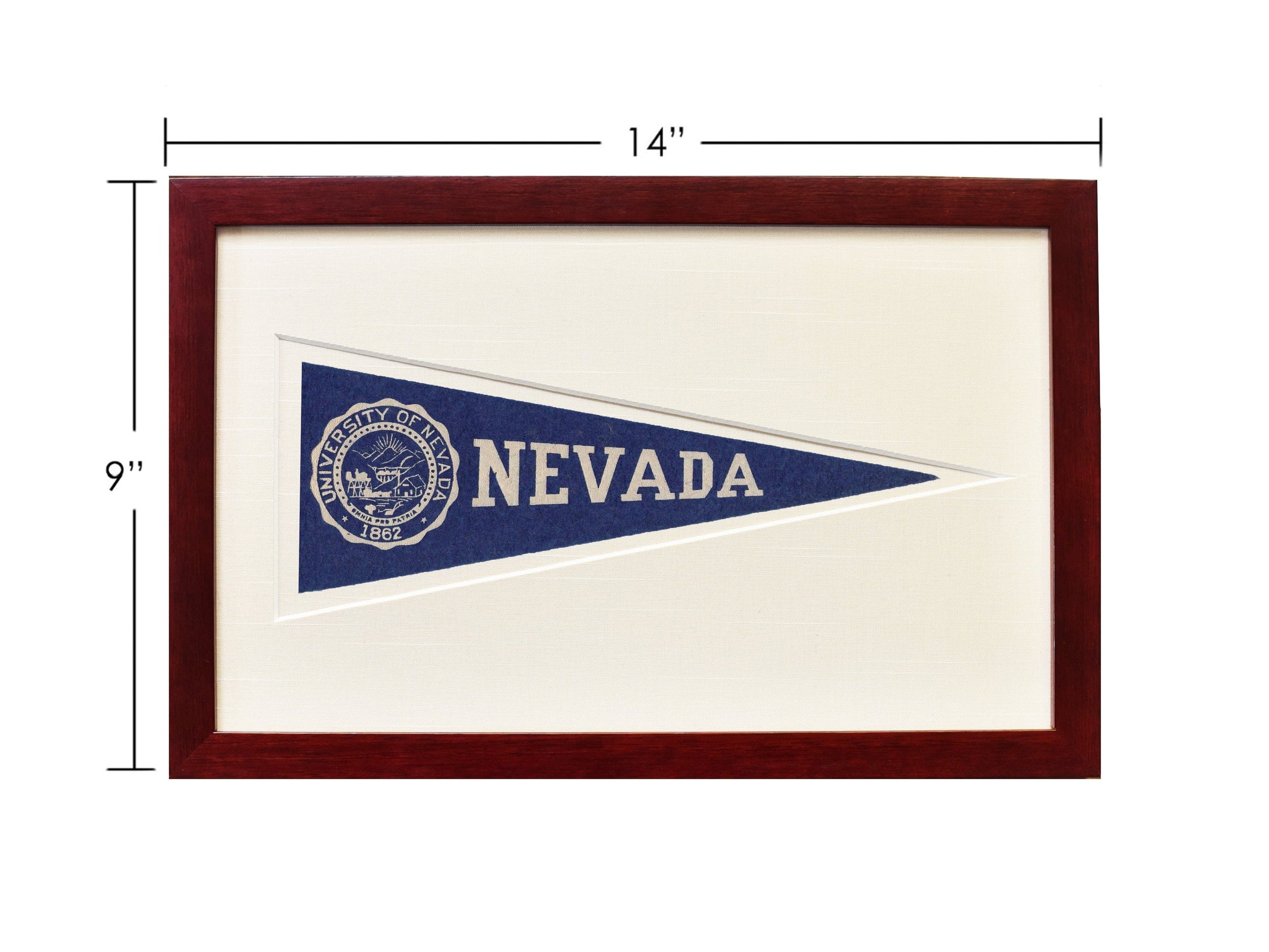 Americana Memories Vintage University of Nevada Hormel Pennant