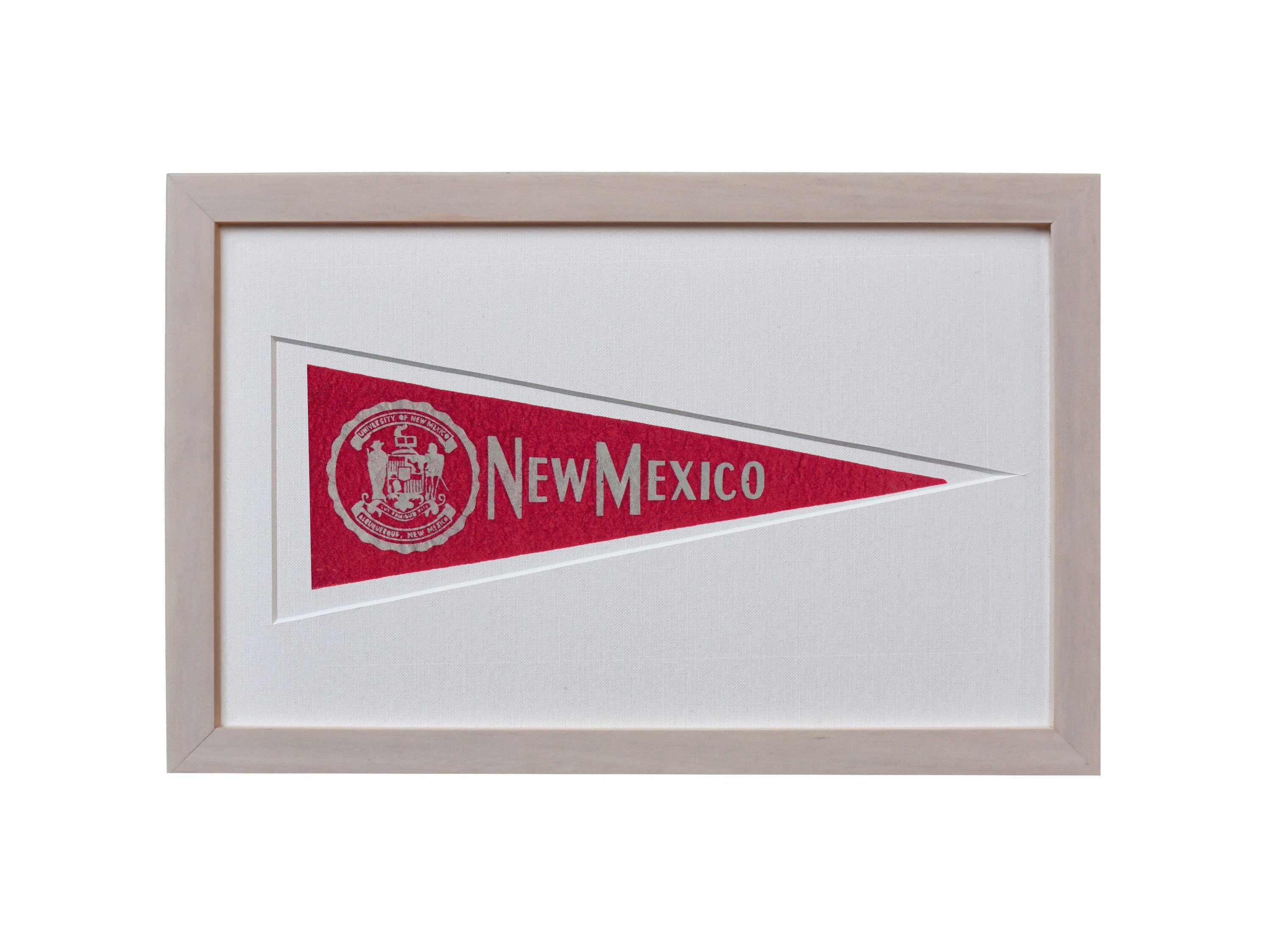 Americana Memories Vintage University of New Mexico Hormel Pennant