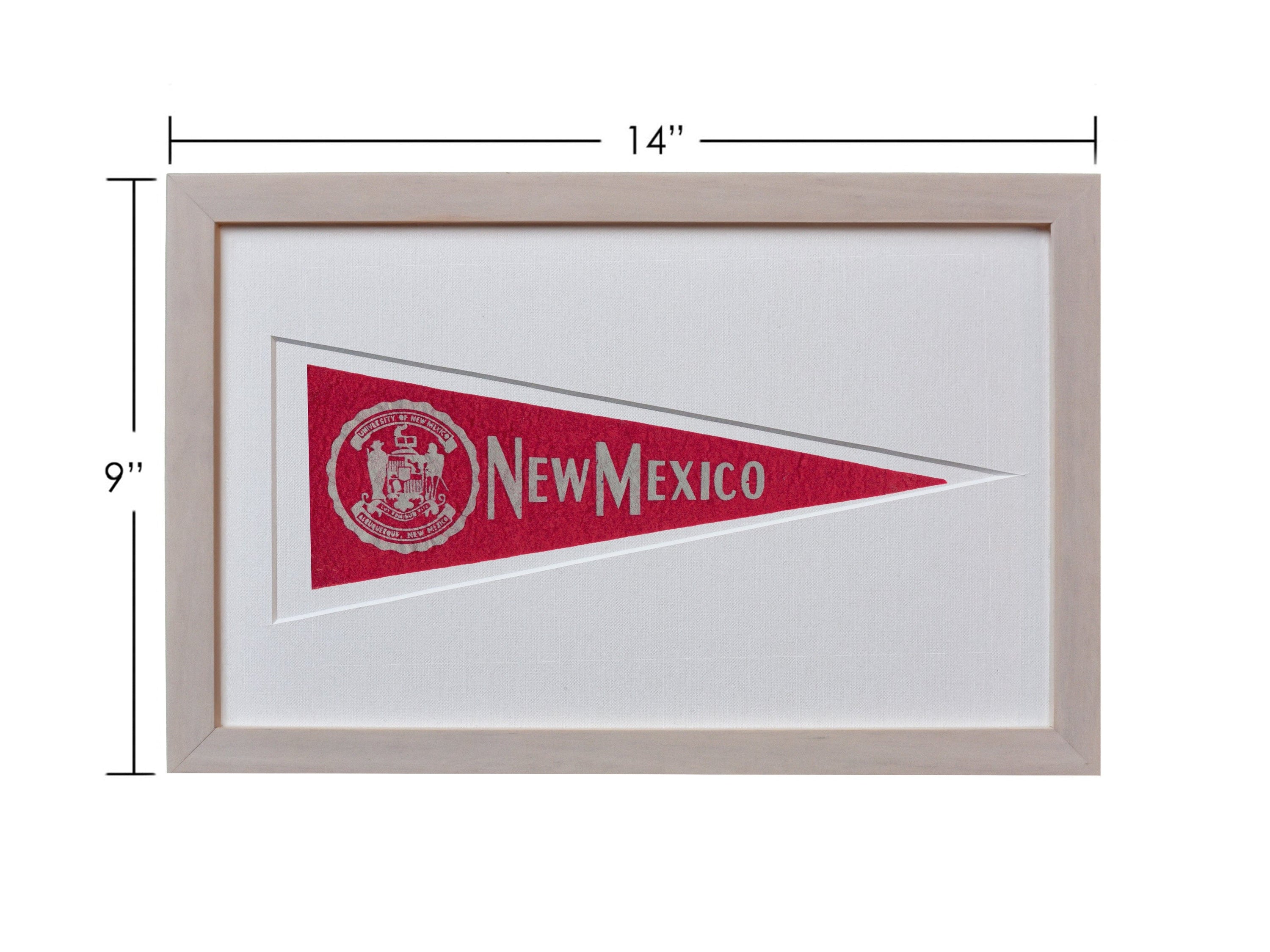 Americana Memories Vintage University of New Mexico Hormel Pennant