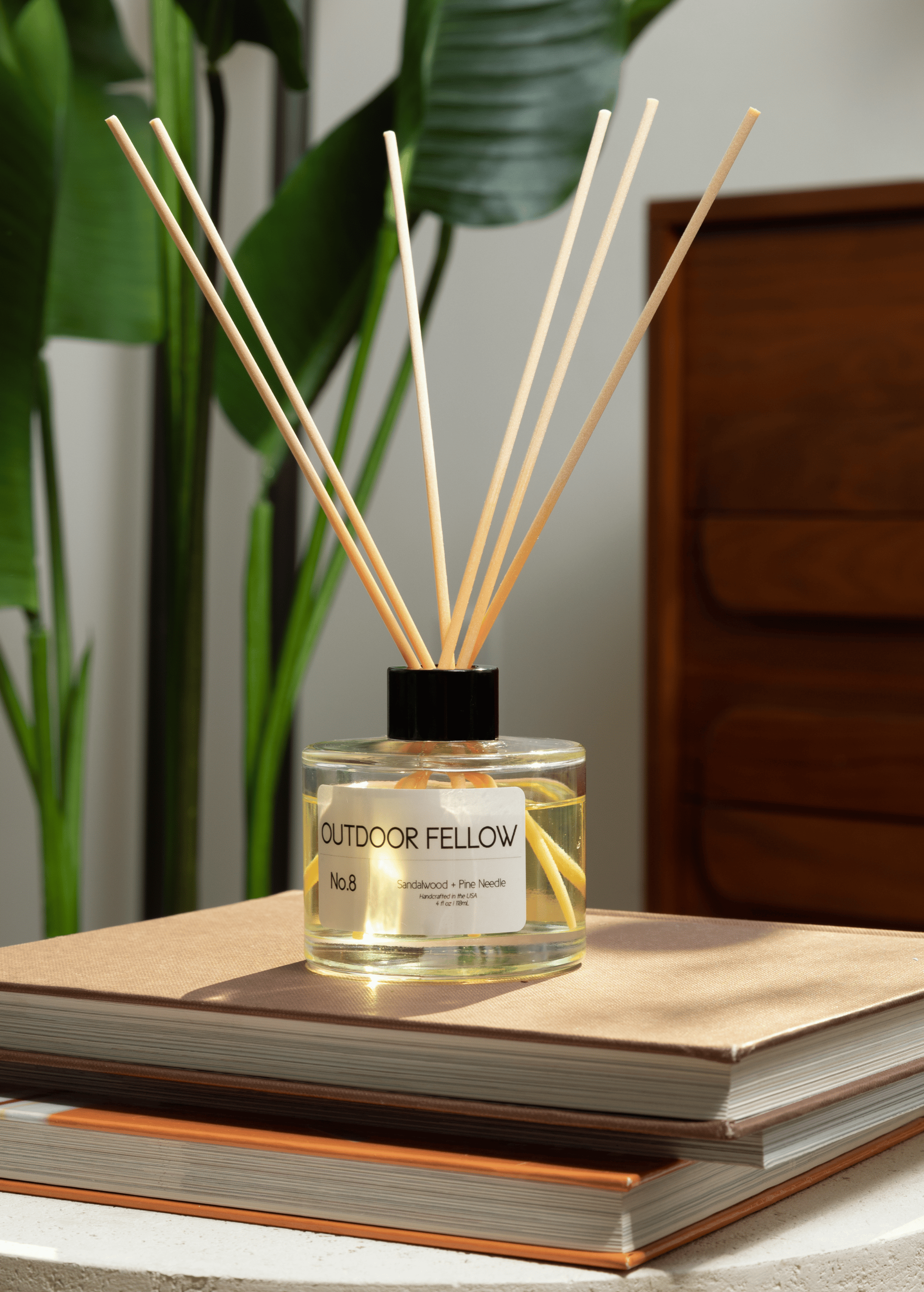 Sandalwood and Pine Needle Reed Diffuser - My American Goods