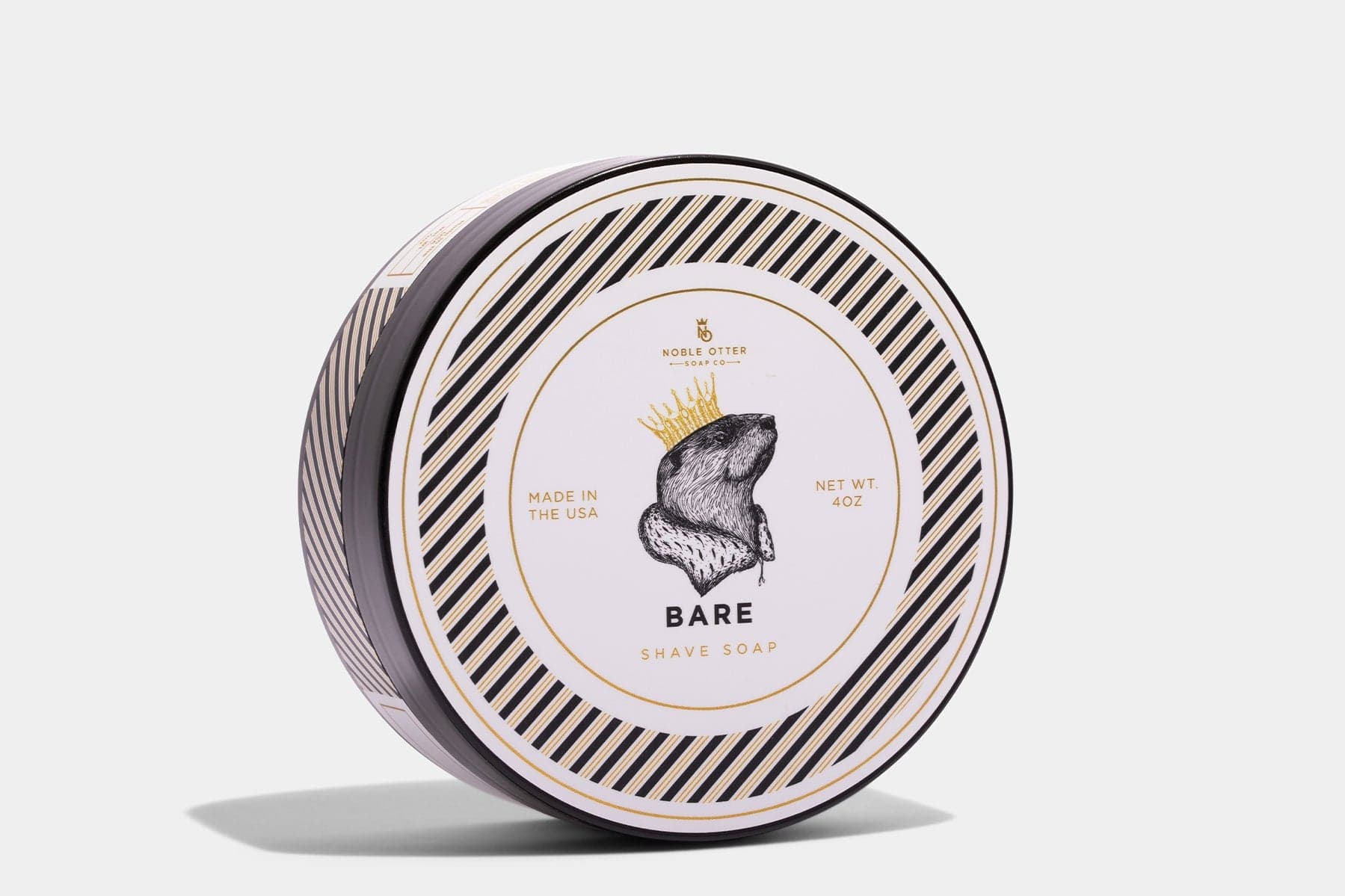 Noble Otter Shaving Soap Bare (Unscented) Shave Soap