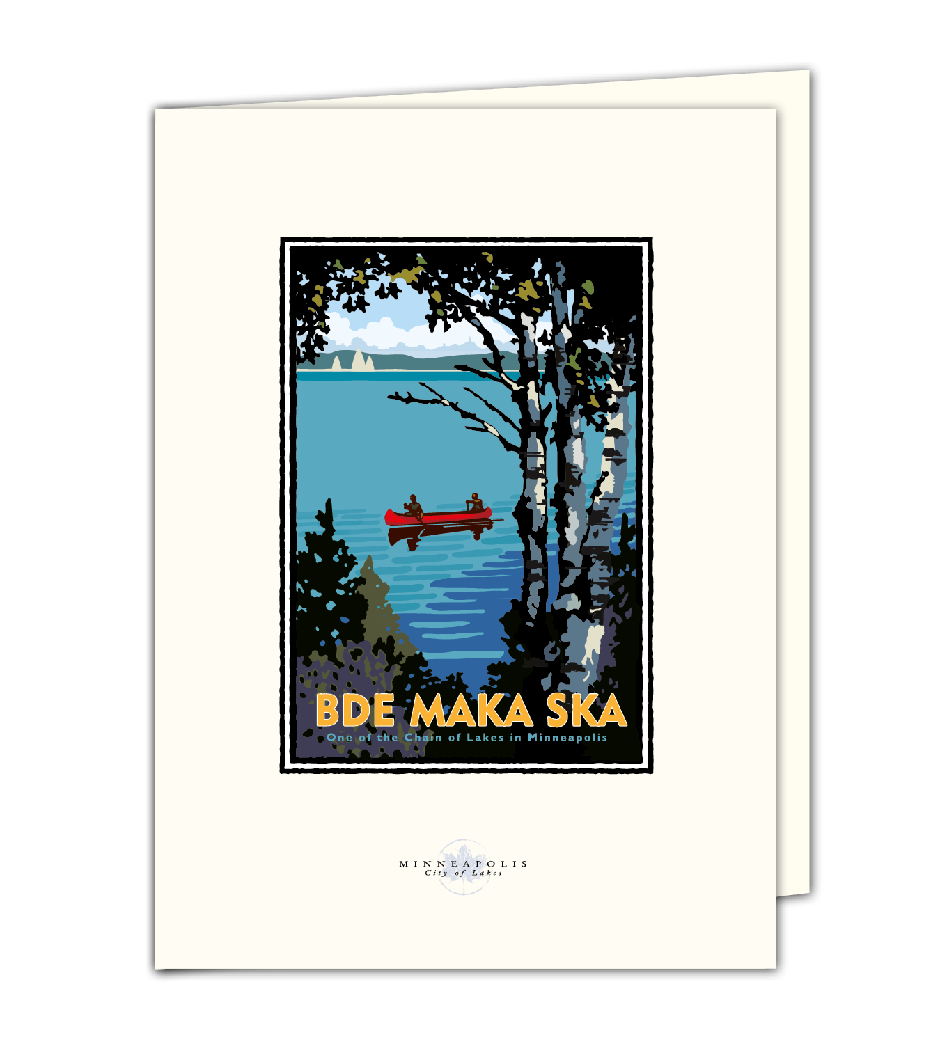 Landmark MN | Bde Maka Ska Minneapolis Art Print - My American Goods