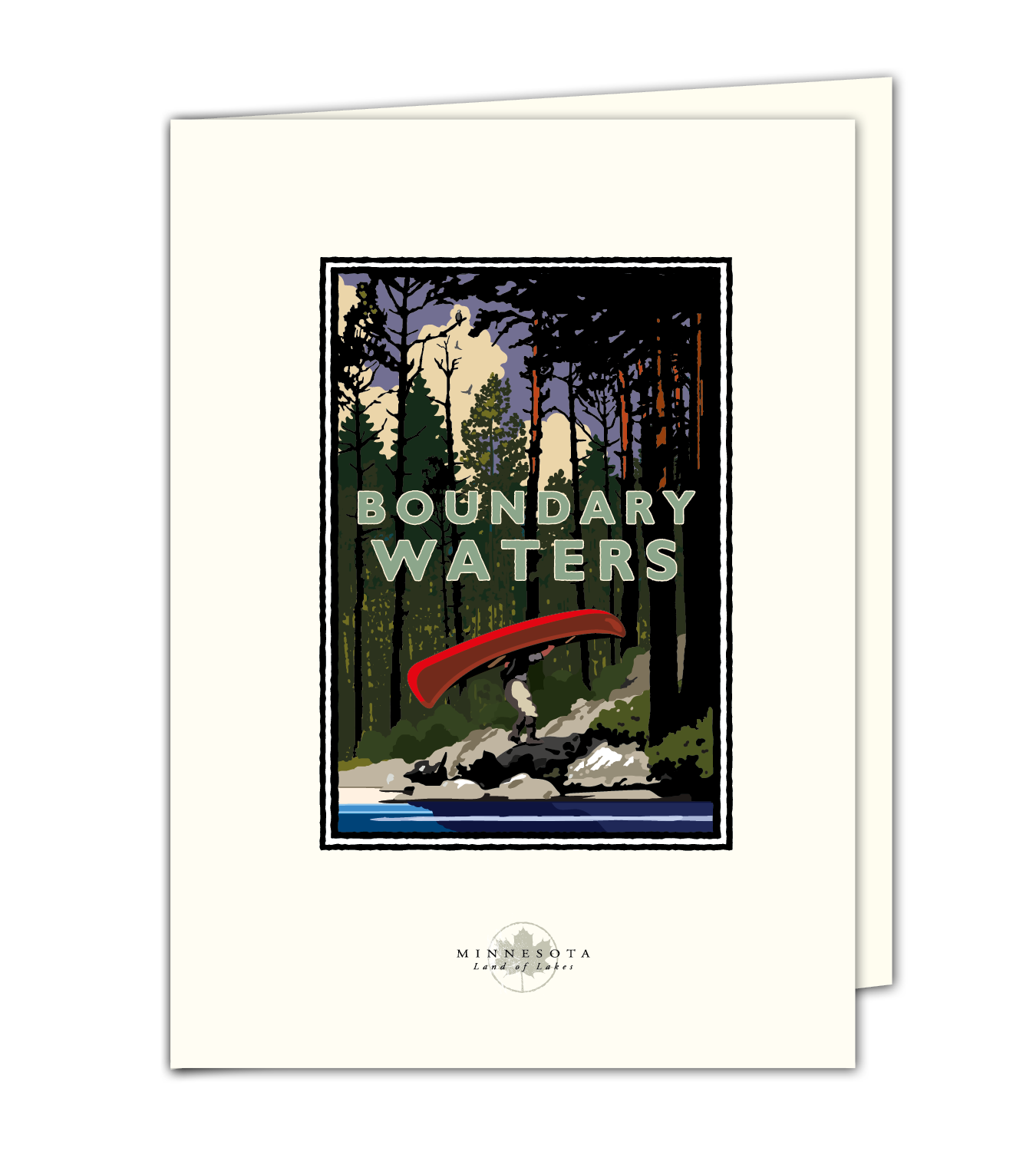 Landmark MN | Boundary Waters Portage Art Print - My American Goods