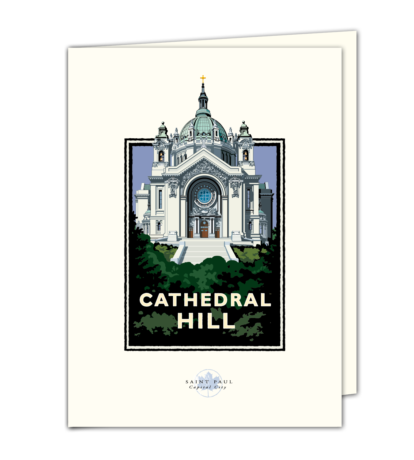 Landmark MN | Cathedral Hill St Paul Art Print - My American Goods