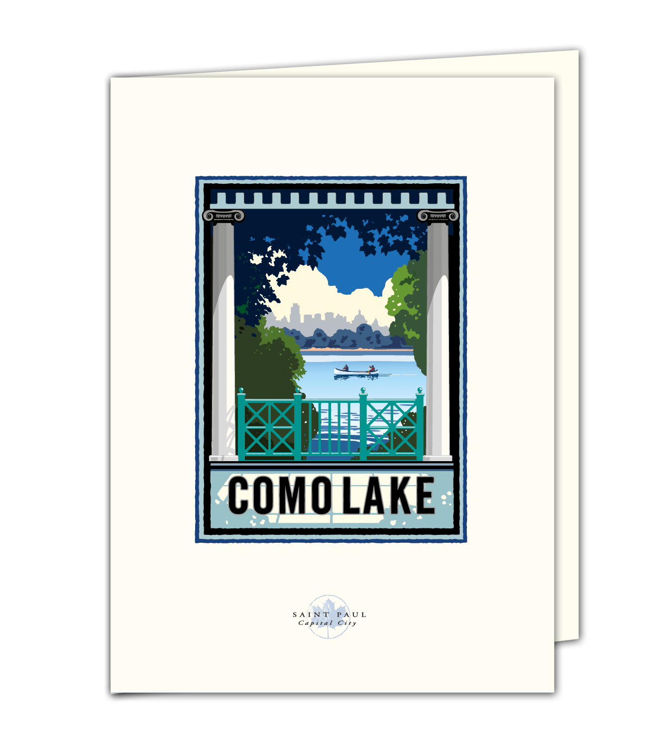 Landmark MN | Como Lake St Paul Art Print - My American Goods