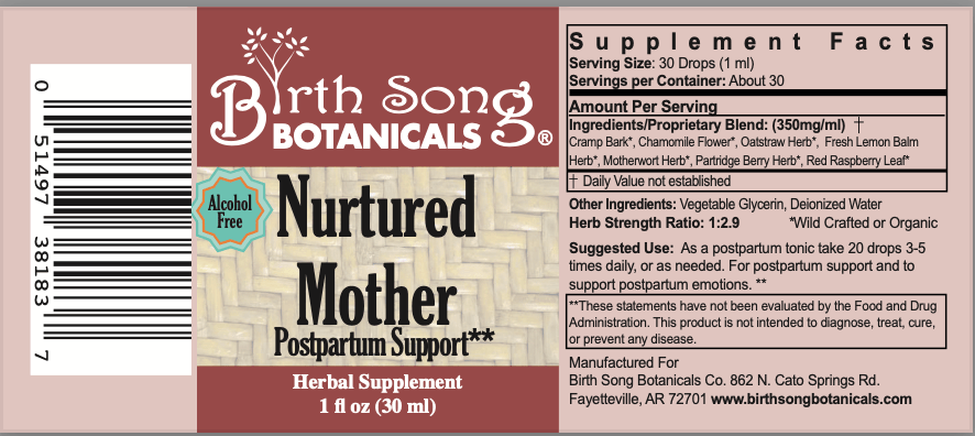 Nurtured Mother Herbal Tincture – A Blend for New Moms - My American Goods