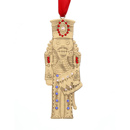 The Nutcracker Prince Drummer Ornament (Bronze)