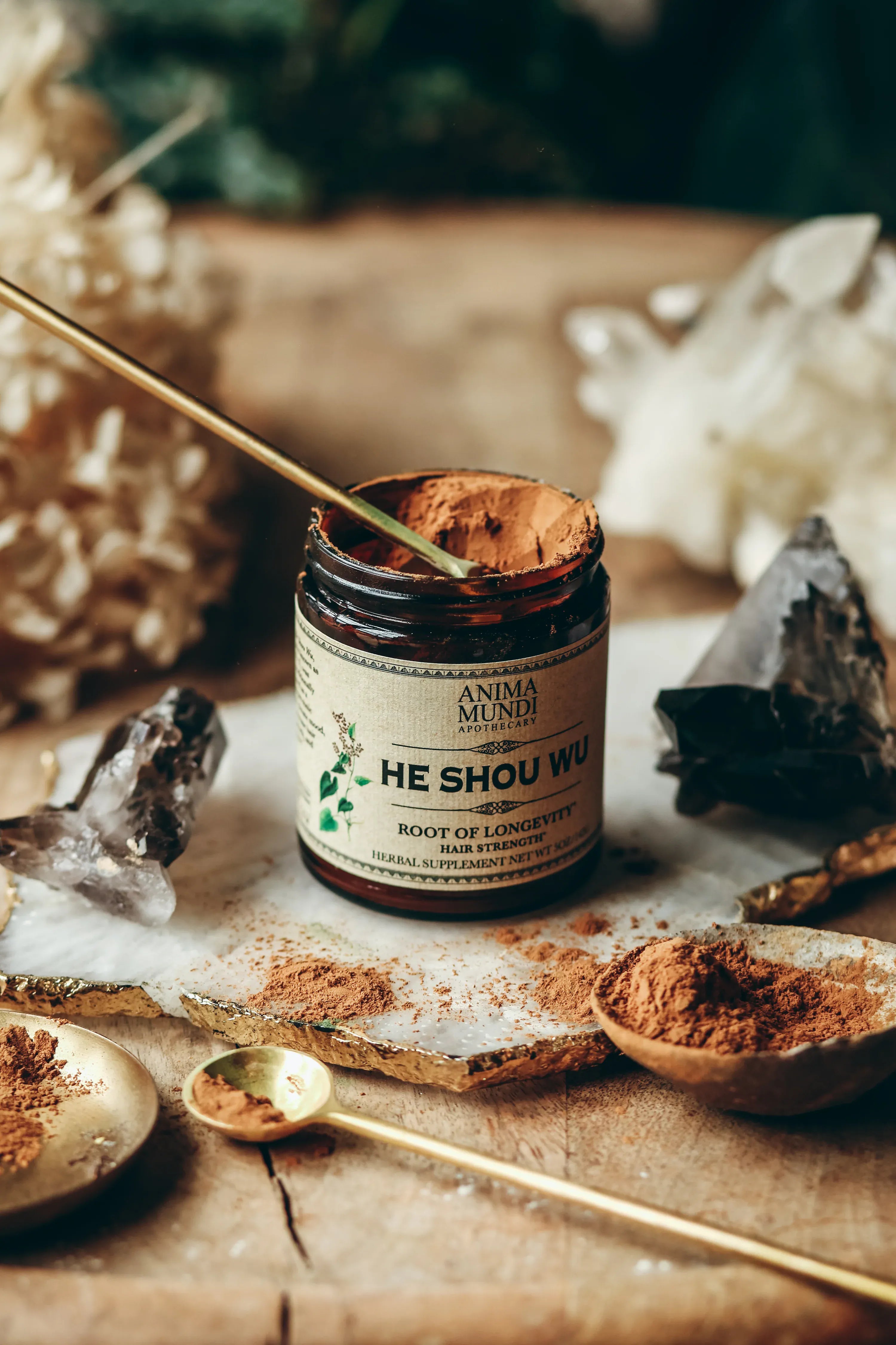Anima Mundi Herbal supplements HE SHOU WU | Strength + Shine*