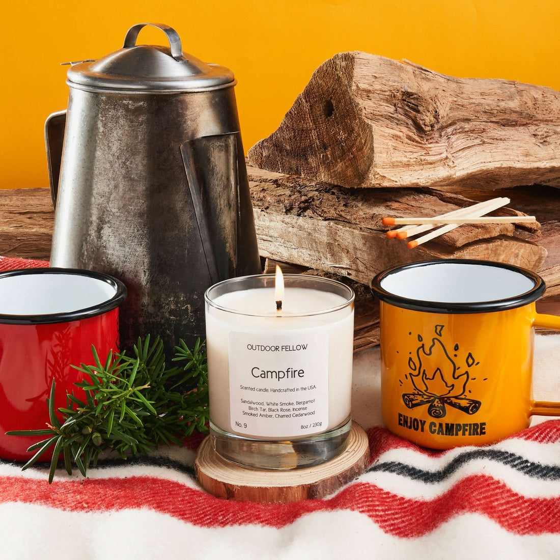Campfire Scented Candle - My American Goods