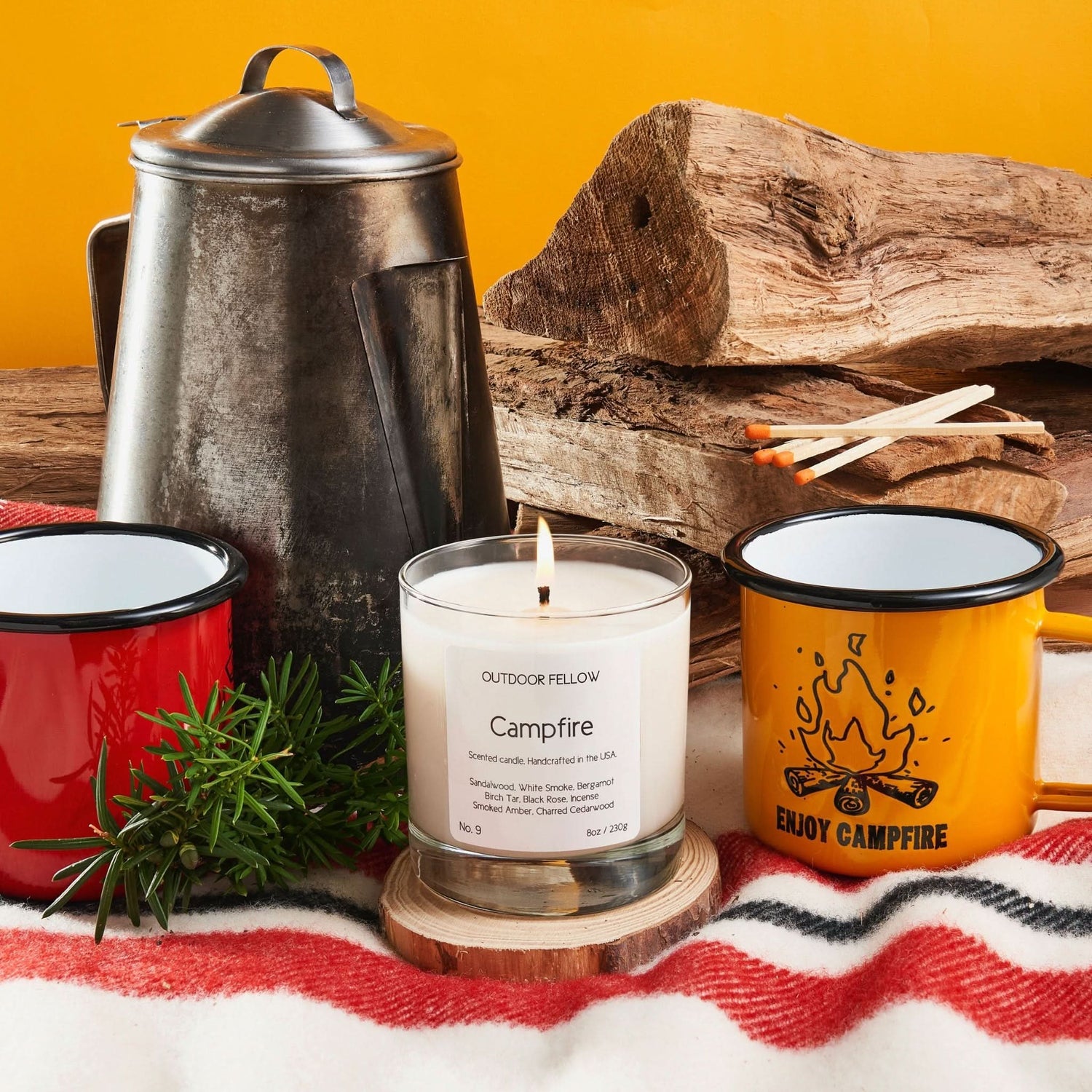 Campfire Scented Candle - My American Goods