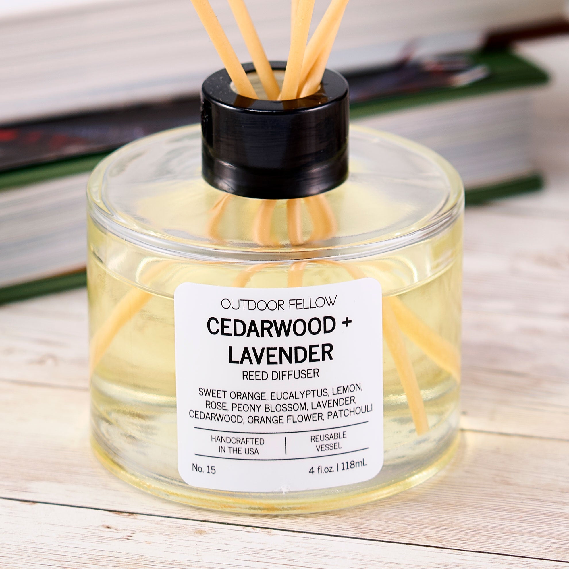 Cedarwood and Lavender Reed Diffuser - My American Goods