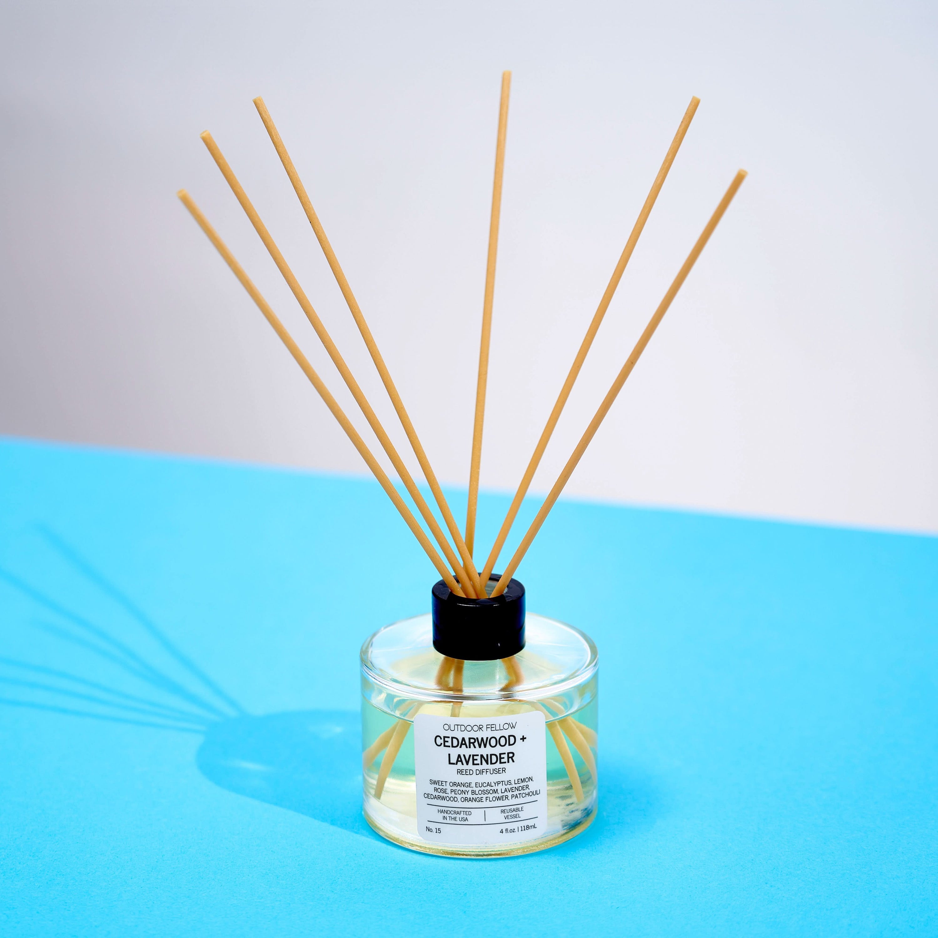 Outdoor Fellow Reed Diffuser Cedarwood and Lavender Reed Diffuser