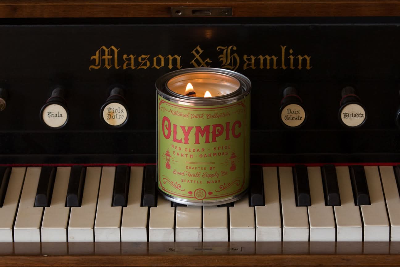 Good & Well Supply Co Candles Olympic National Park Candle