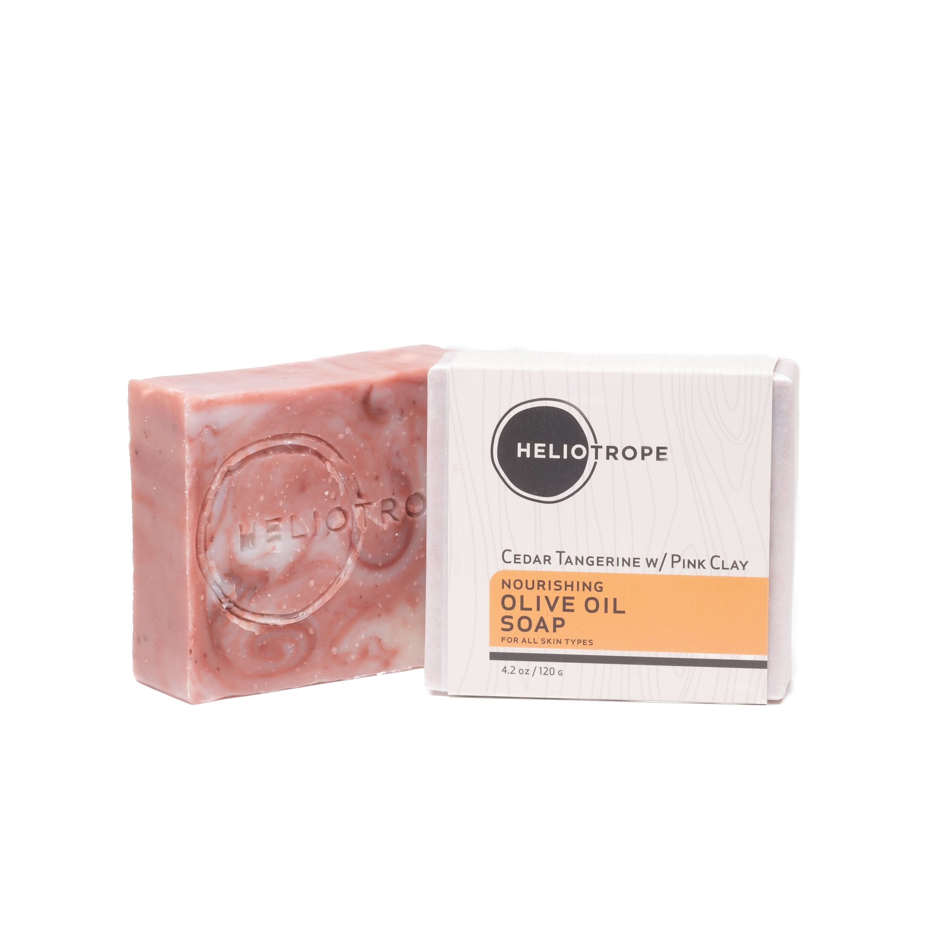 Heliotrope SF Soap Cedar Tangerine Nourishing Olive Oil Soaps - NEW SCENT!