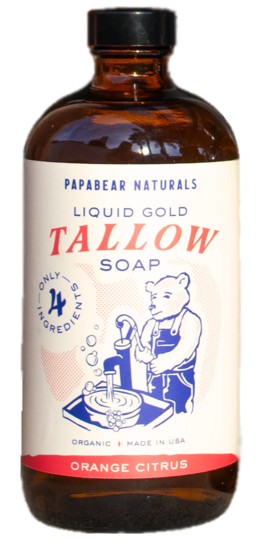 Papabear Liquid Gold Tallow Soap - My American Goods