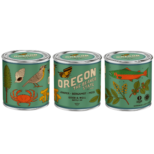 Good & Well Supply Co Candles Half Pint / 8oz / Cotton Wick Oregon State Candle