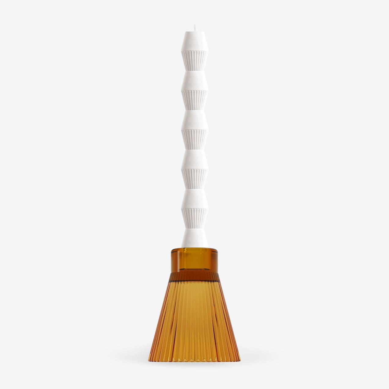 ZAI Tumbler + Geometric Pillar Candle in Ivory - My American Goods