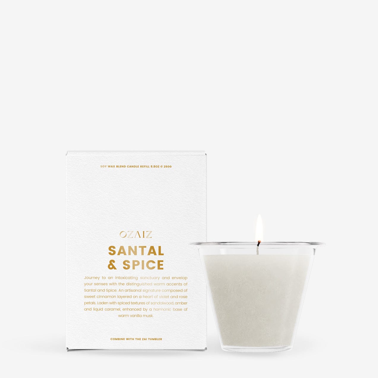 OZAIZ ZAI Candle - Santal & Spice Bundle