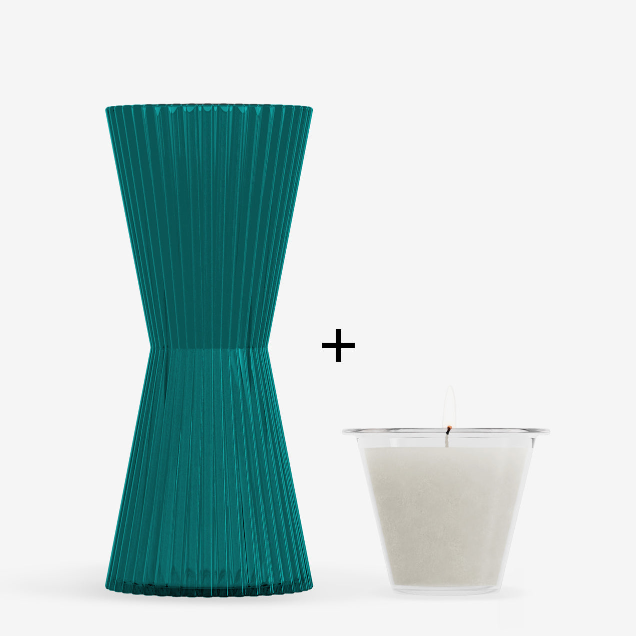 AIZ Glass Carafe + Candle - Santal & Spice Bundle