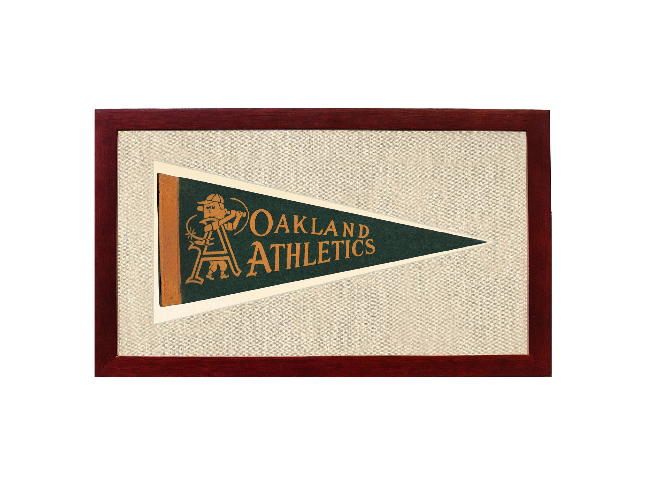Vintage Oakland Athletics Pennant