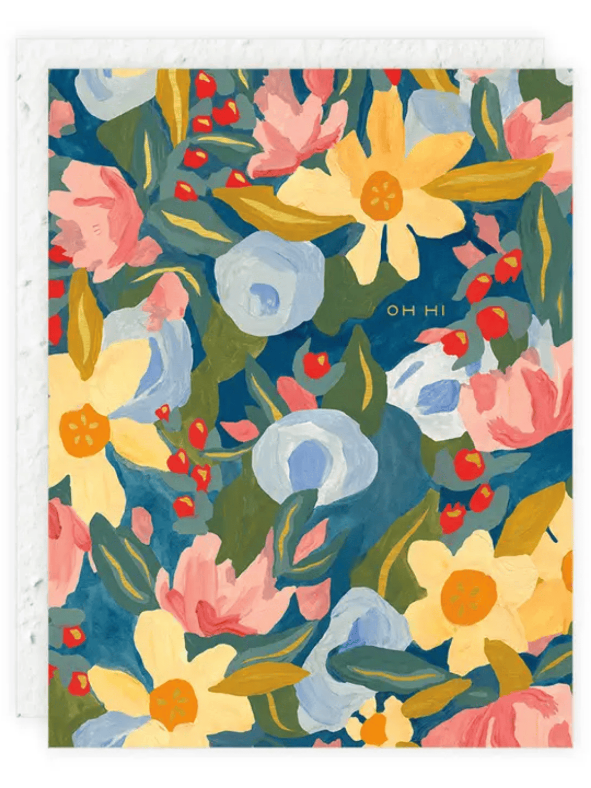 Ash & Rose Greeting & Note Cards Oh Hi - Seeded Greeting Card