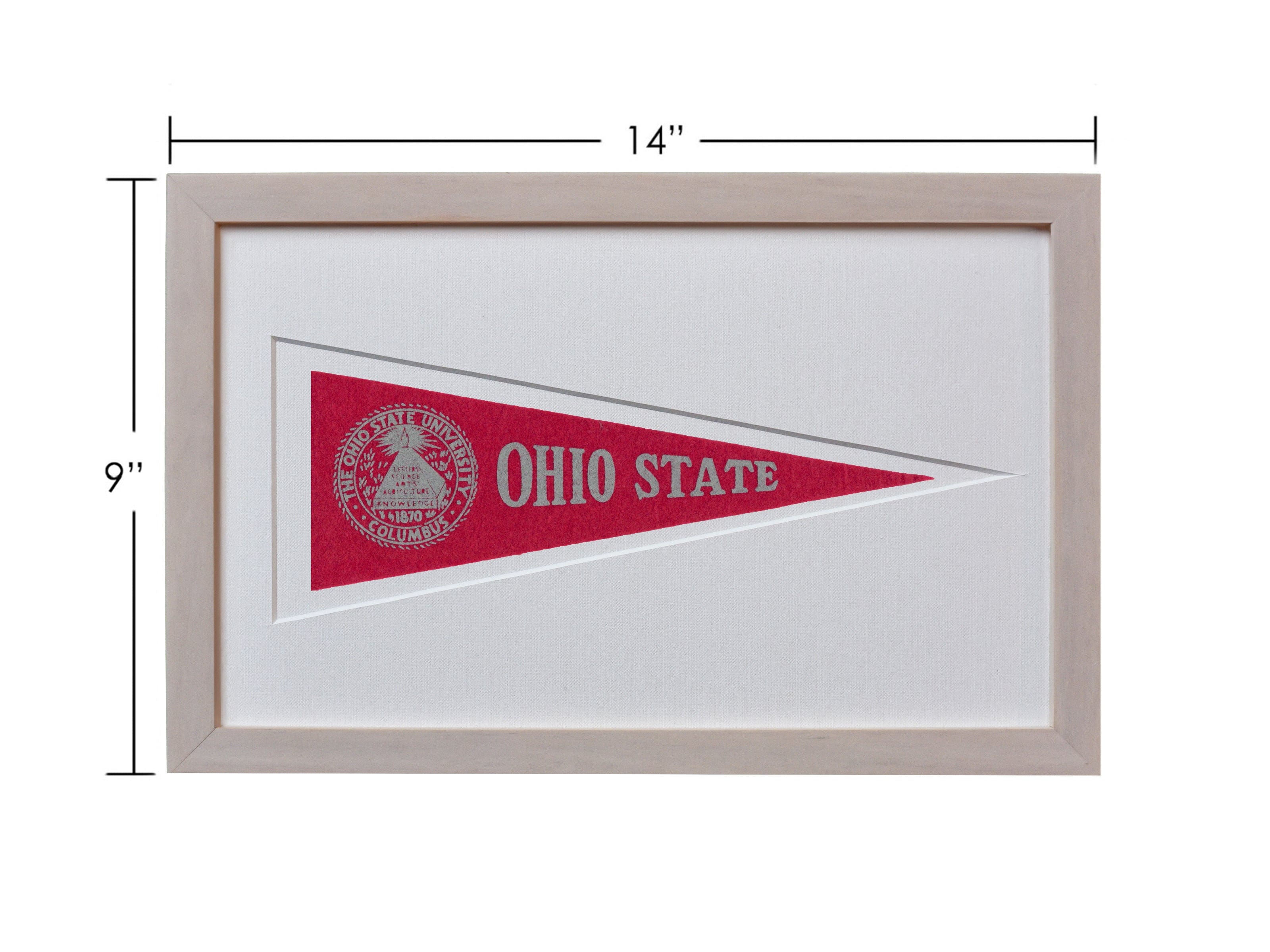 Vintage Ohio State University Hormel Pennant - My American Goods