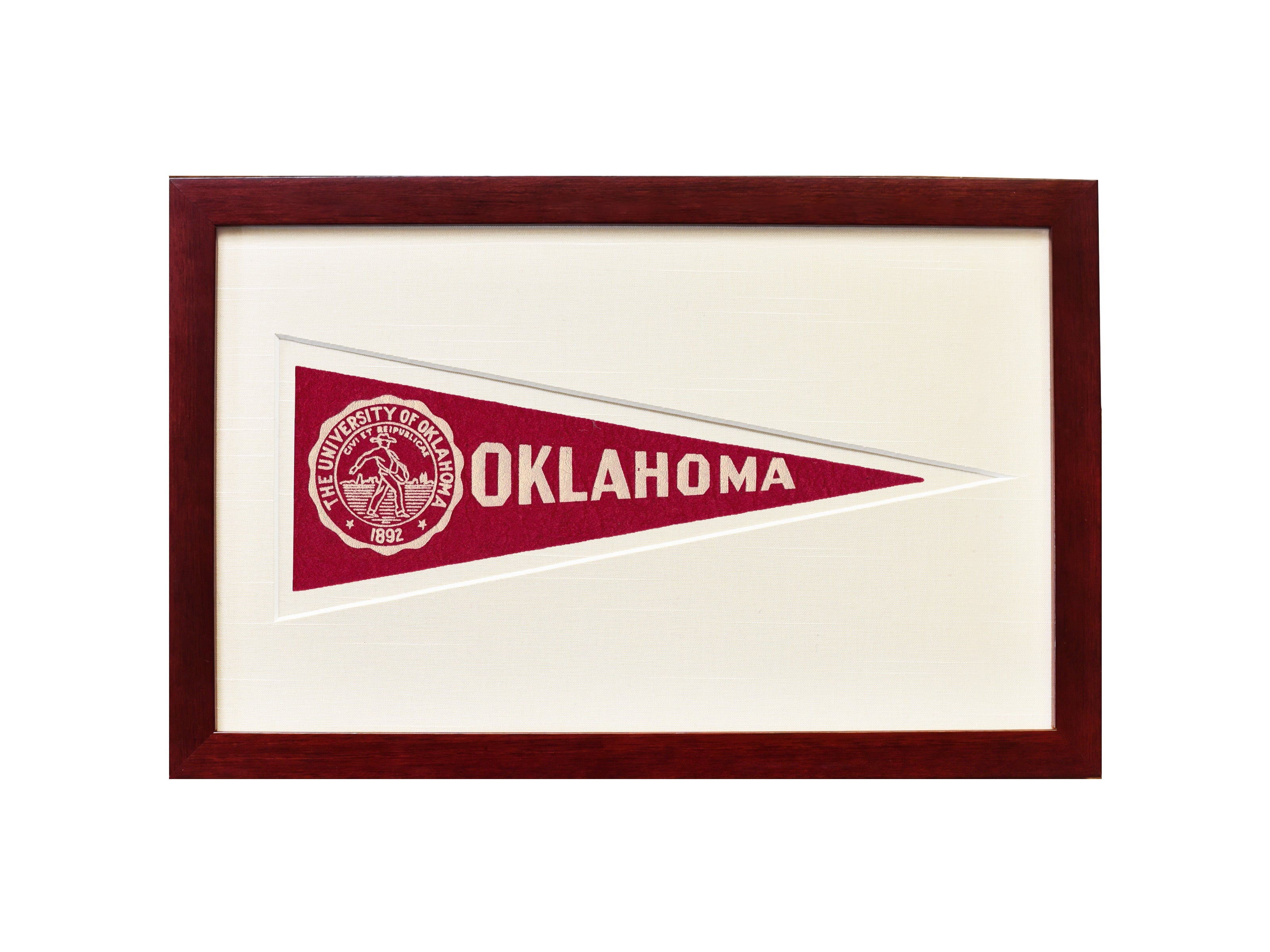 Vintage University of Oklahoma Hormel Pennant