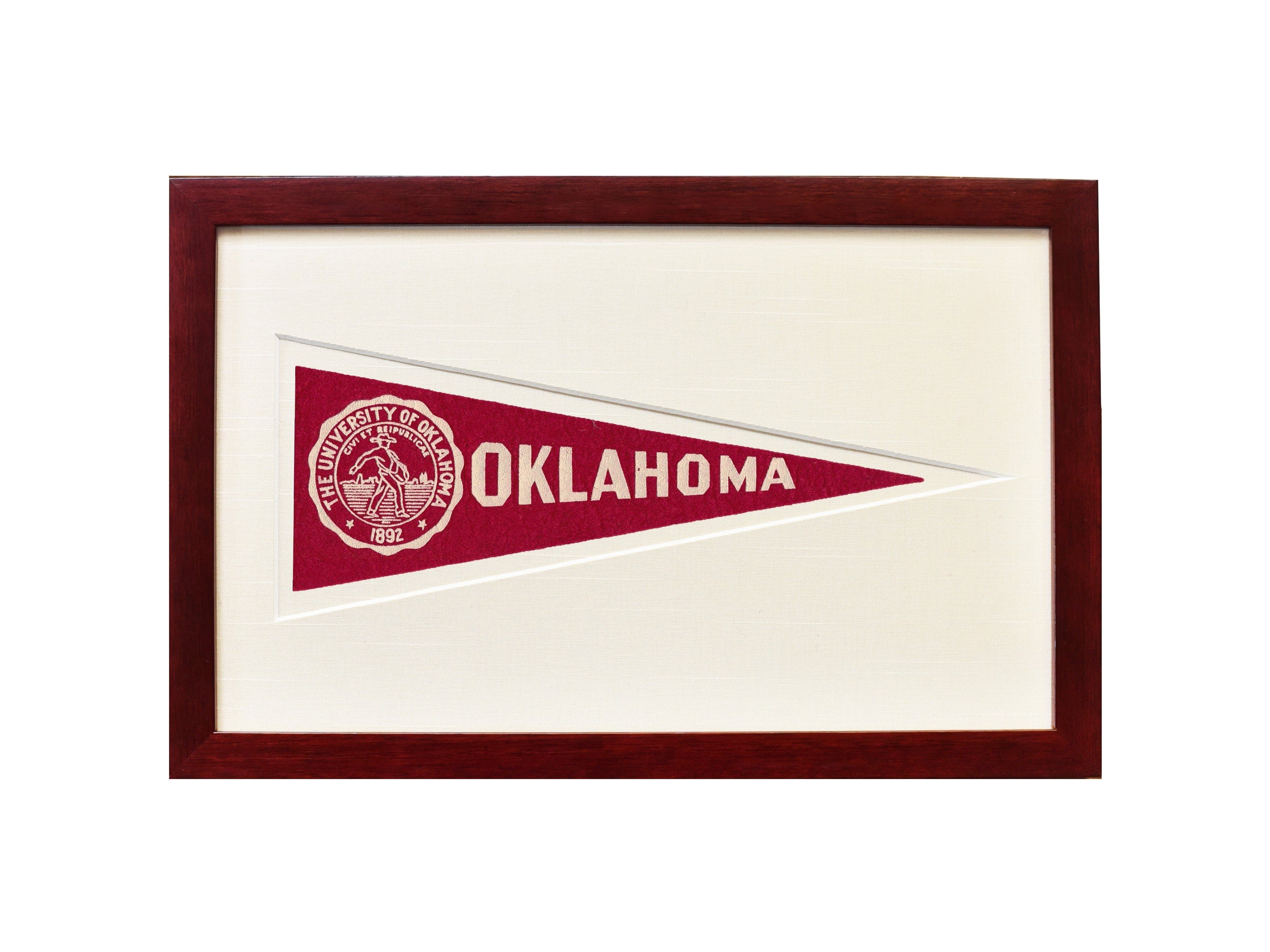 Vintage University of Oklahoma Hormel Pennant - My American Goods
