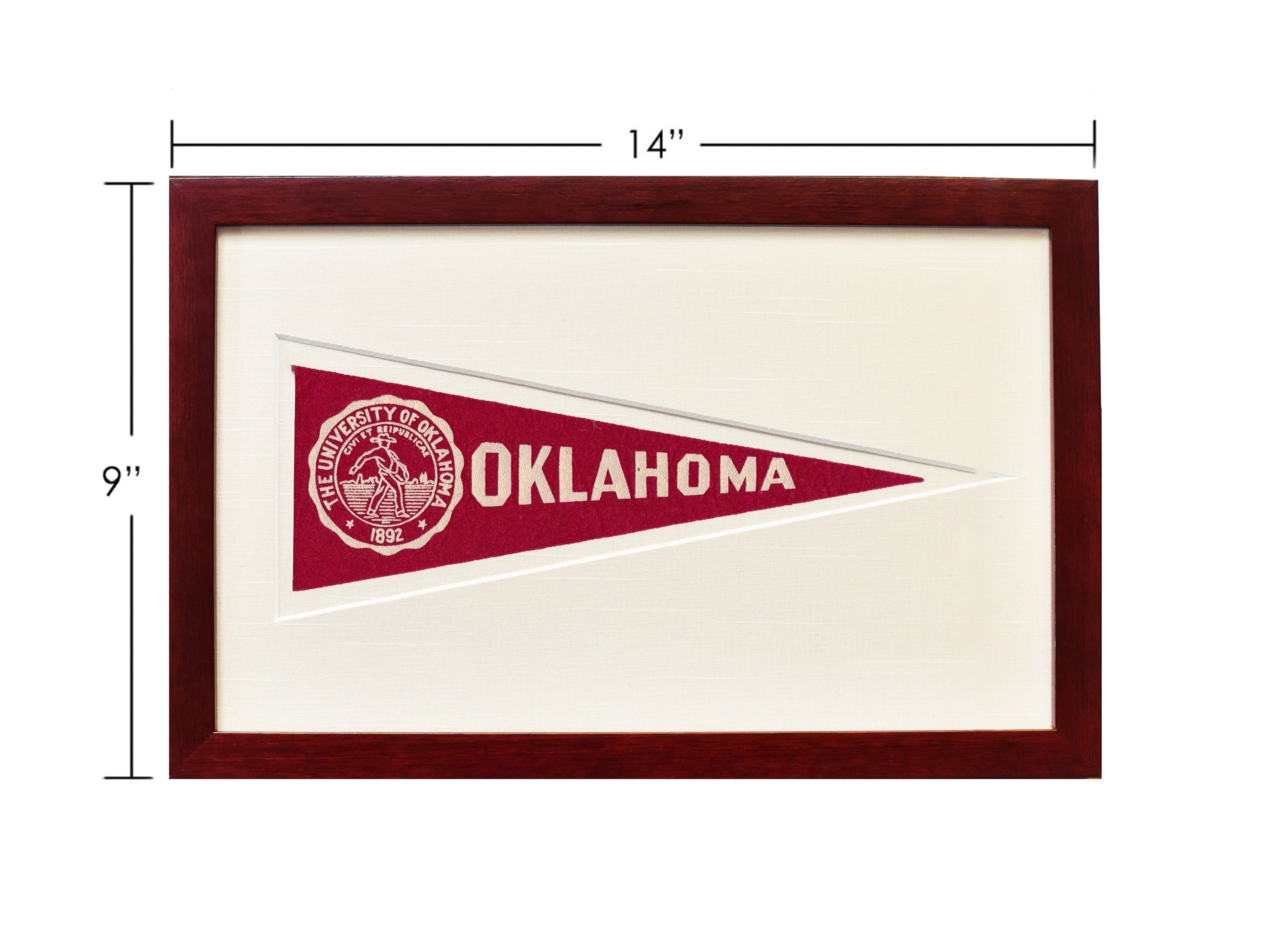 Vintage University of Oklahoma Hormel Pennant - My American Goods