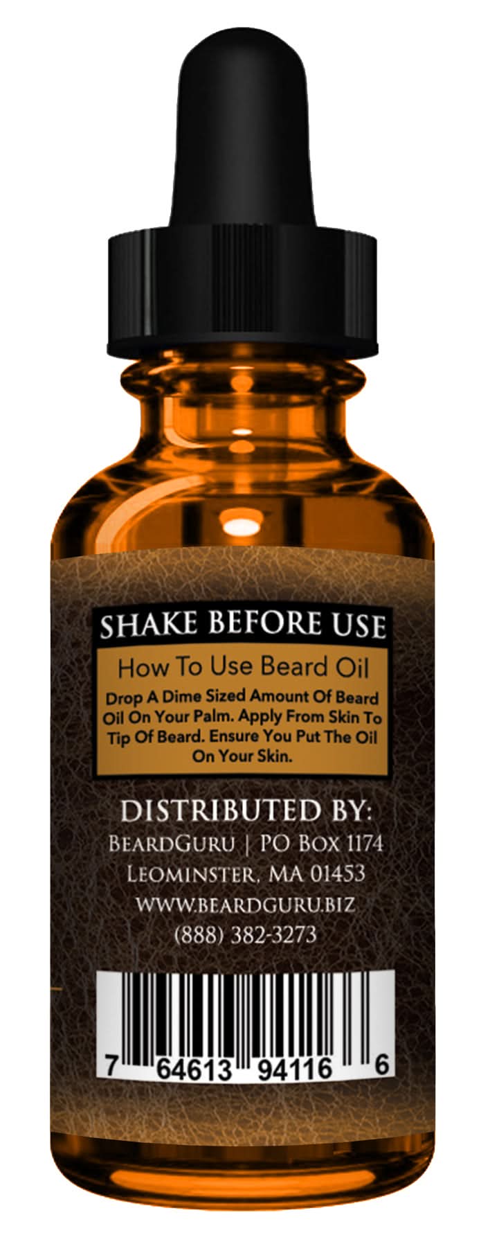 BeardGuru Old Leather Beard Oil - My American Goods