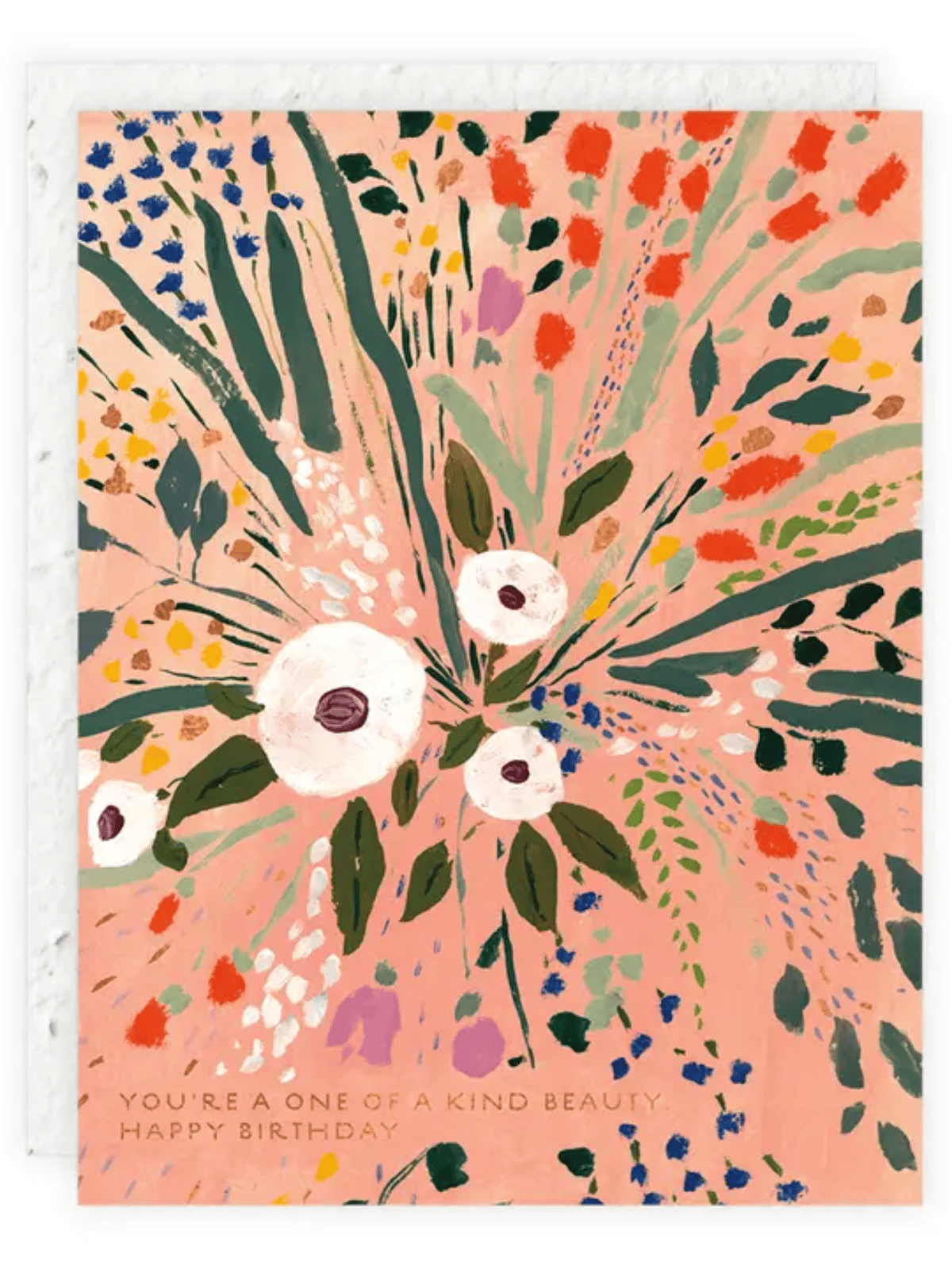 Ash & Rose Greeting & Note Cards One of a Kind Beauty - Seeded Birthday Card