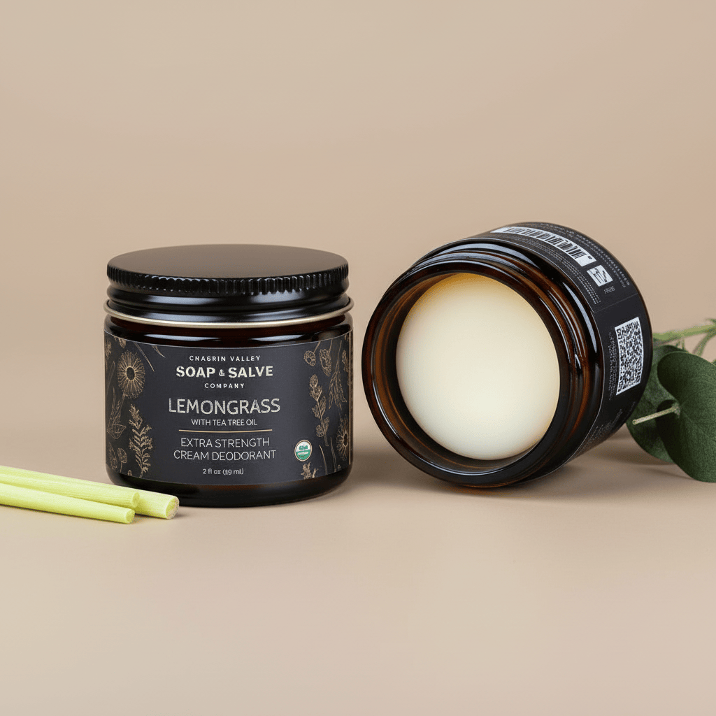 Deodorant Cream: Extra Strength Lemongrass Tea Tree