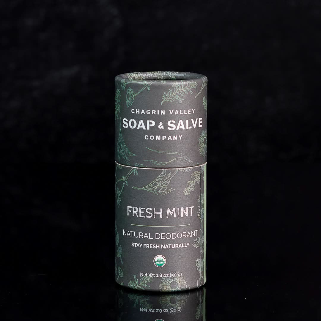 Chagrin Valley Soap & Salve Deodorant Net Wt 1.8 oz (50 g) Deodorant: Stick Fresh Mint