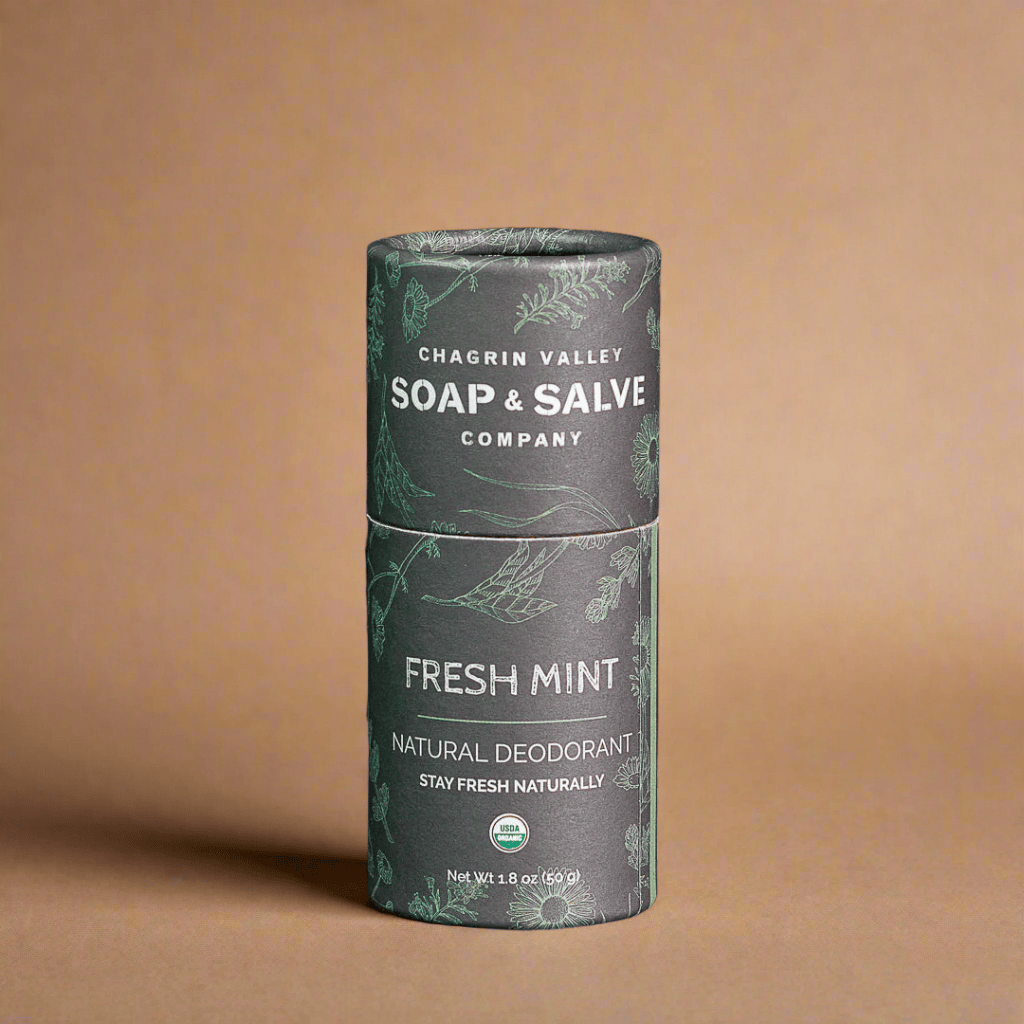 Chagrin Valley Soap & Salve Deodorant Net Wt 1.8 oz (50 g) Deodorant: Stick Fresh Mint