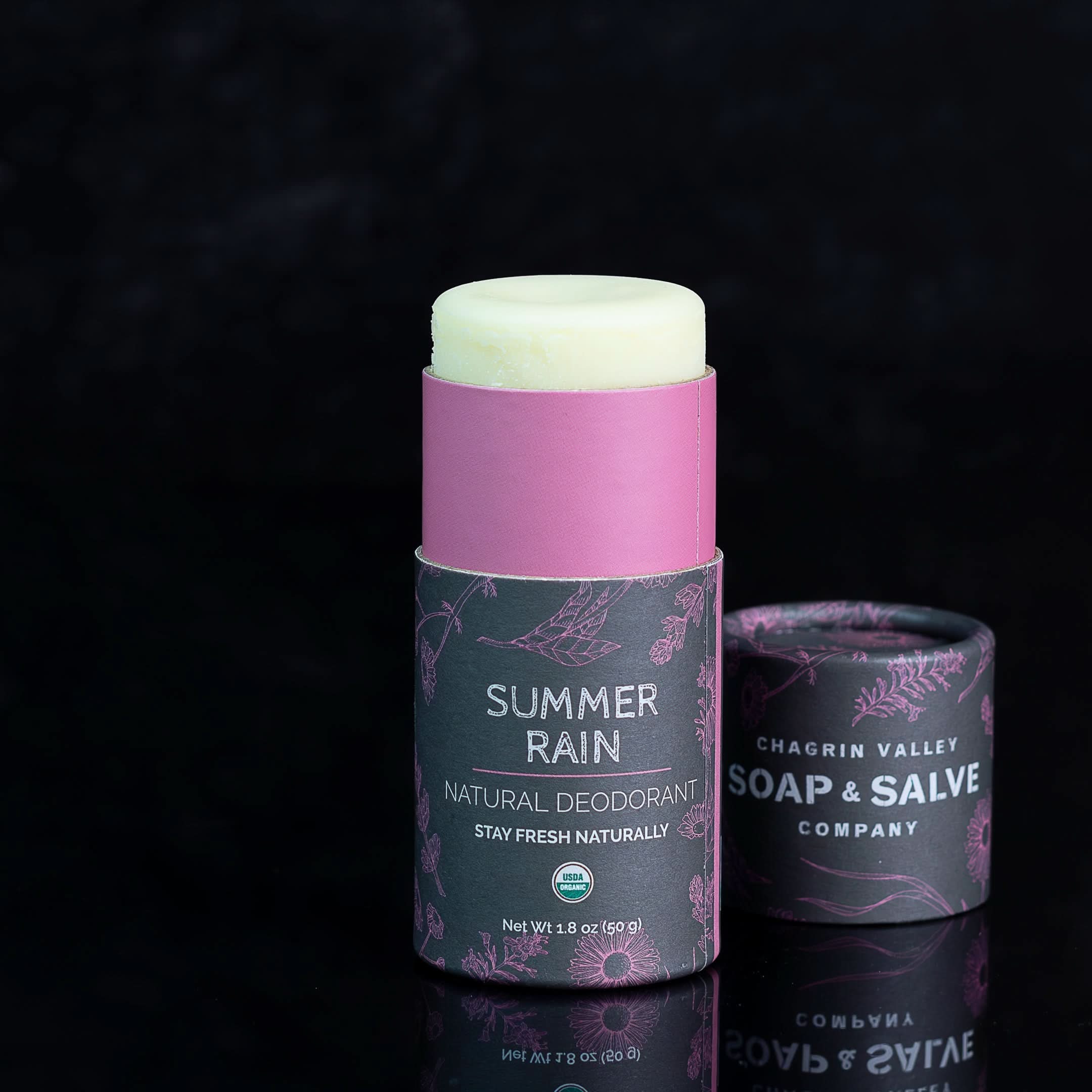 Chagrin Valley Soap & Salve Deodorant Net Wt 1.8 oz (50 g) Deodorant: Stick Summer Rain