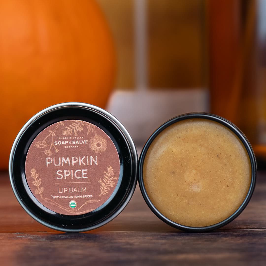 Chagrin Valley Soap & Salve Lip Balm 0.5 fl oz Tin Lip Balm: Pumpkin Spice