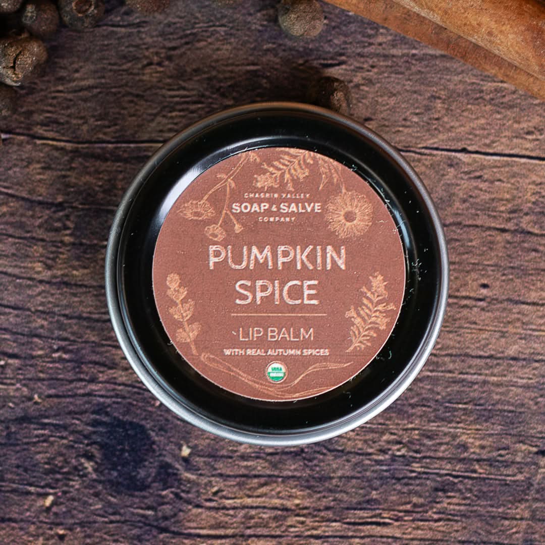 Chagrin Valley Soap & Salve Lip Balm 0.5 fl oz Tin Lip Balm: Pumpkin Spice
