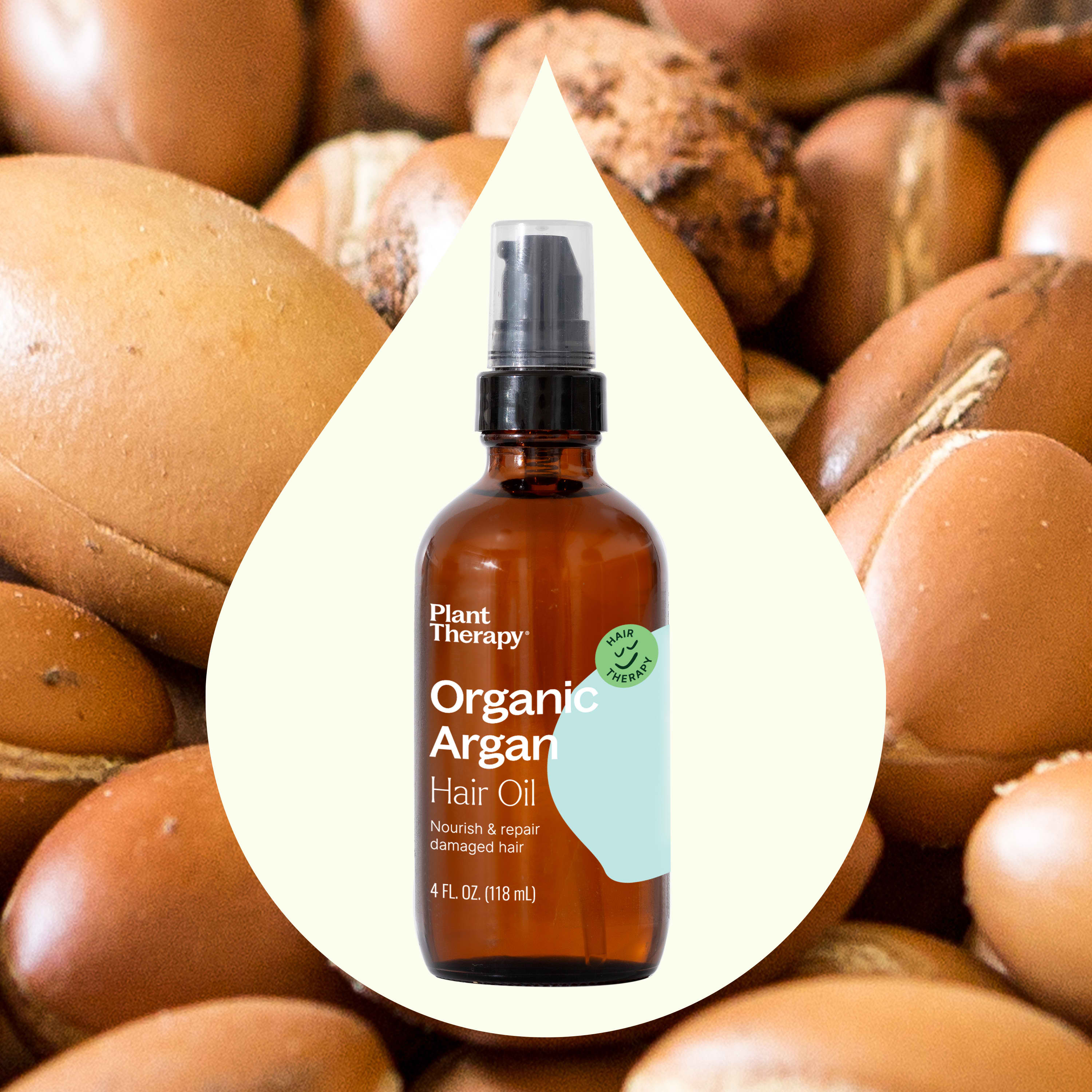 Hair Therapy Moisturize & Protect Hair Oil (Organic Argan Oil)