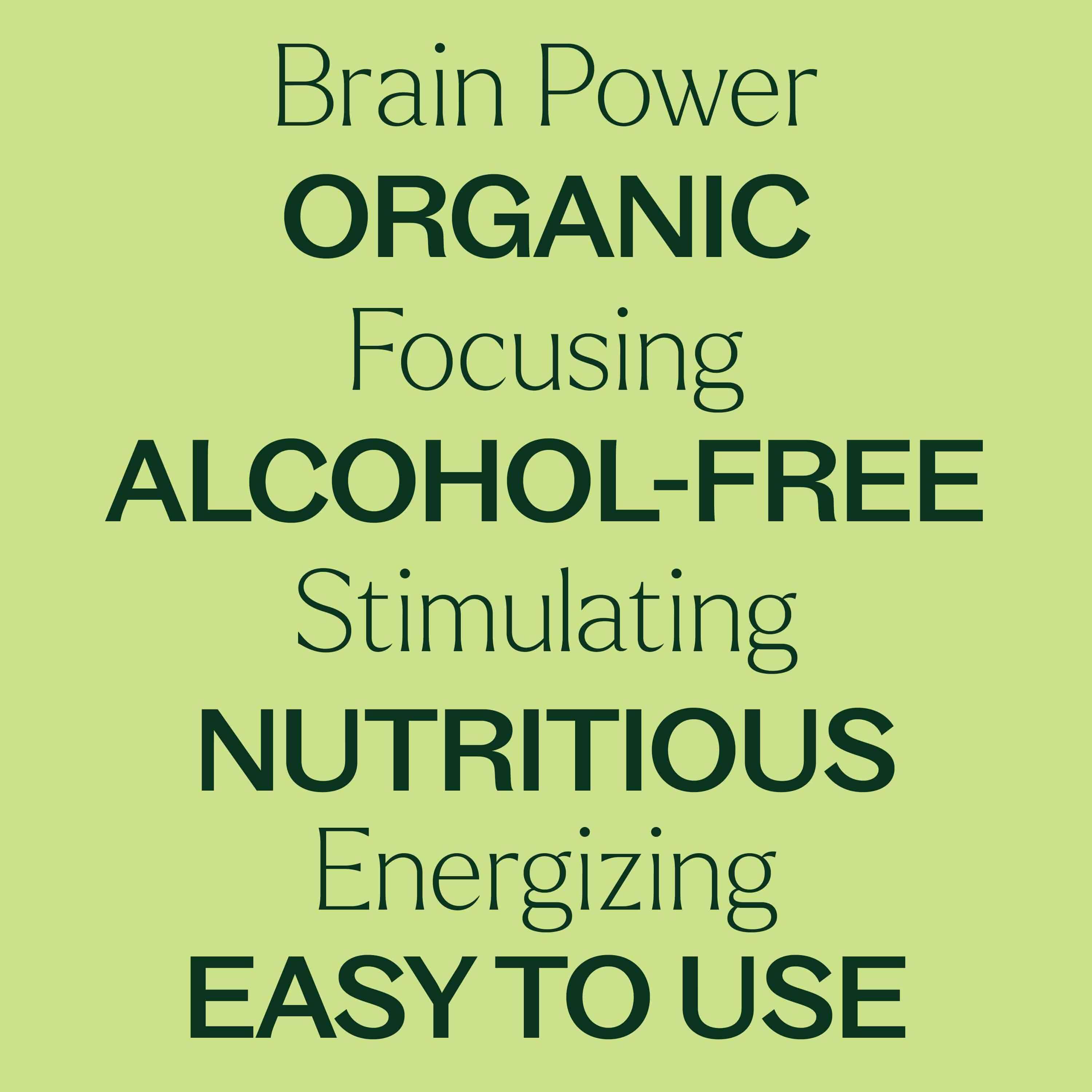 Brain Power Organic Herbal Supplement - My American Goods