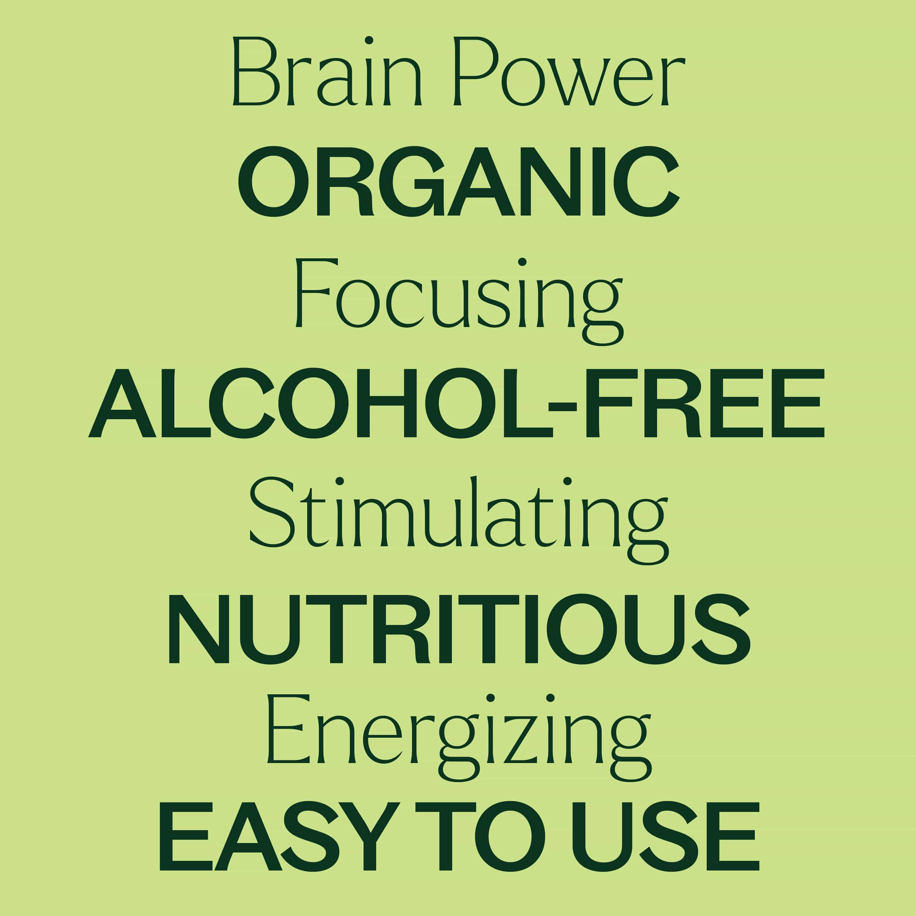Brain Power Organic Herbal Supplement - My American Goods