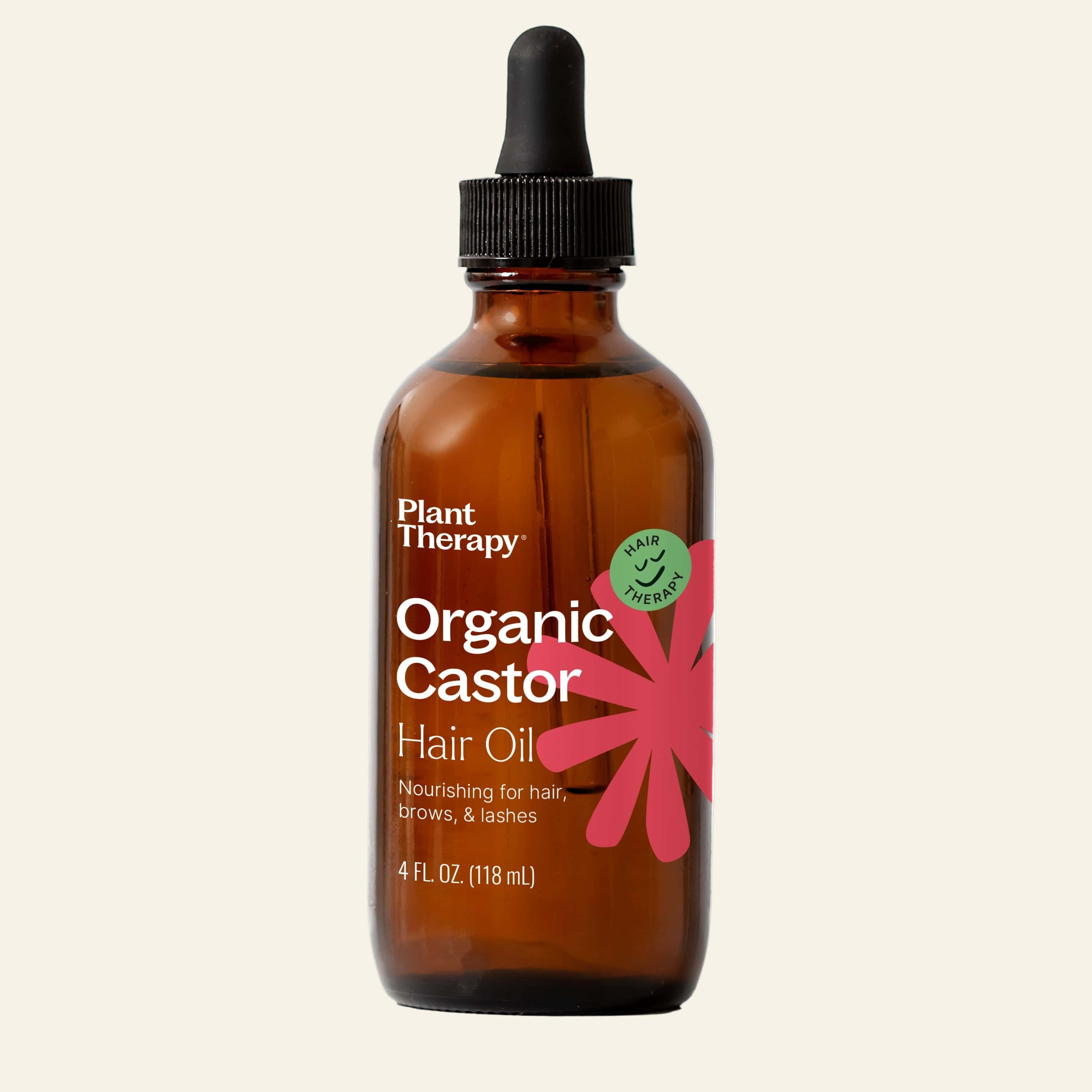 Plant Therapy Hair & Skin Care 4 oz Organic Castor Oil