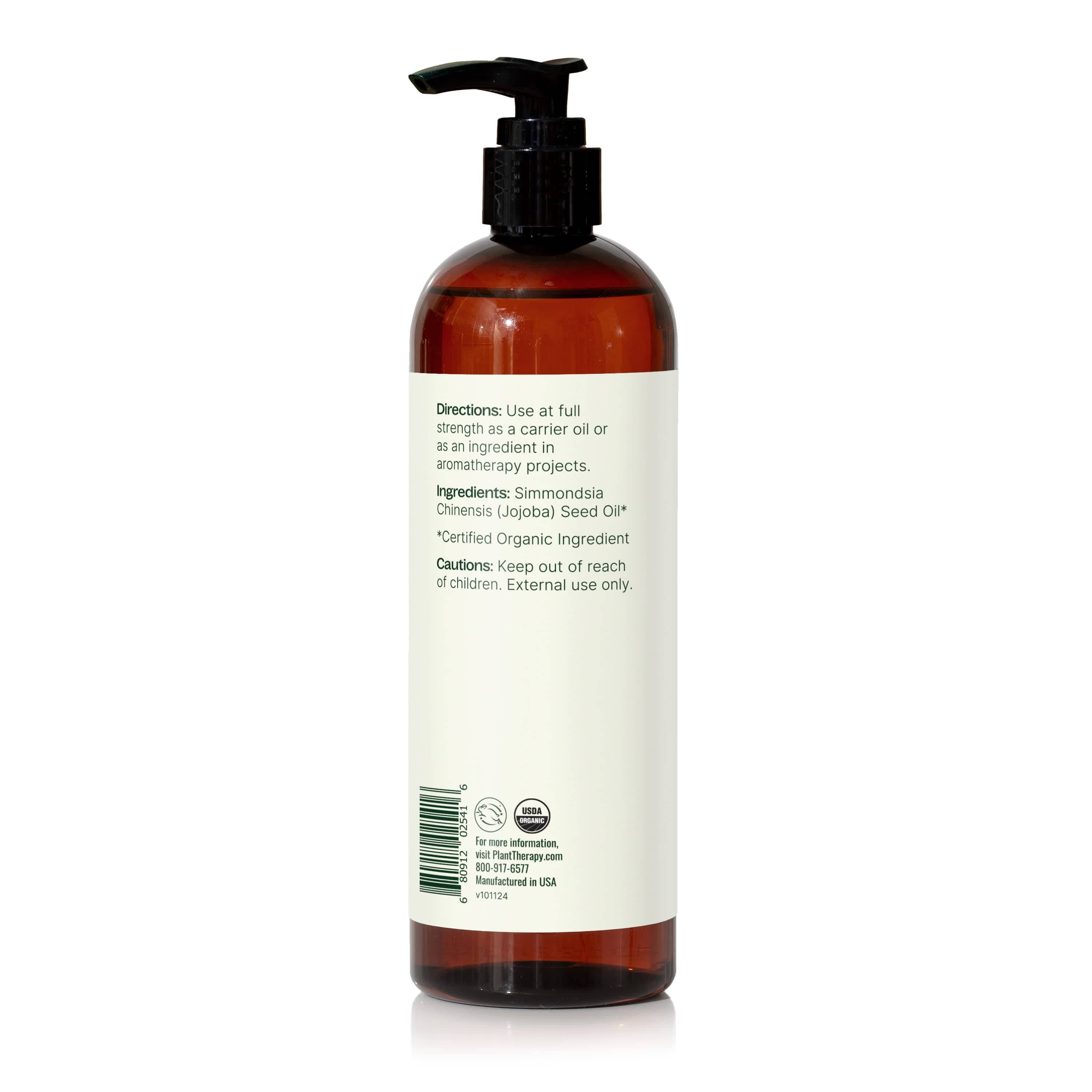 Plant Therapy Body Care 16 oz Organic Golden Jojoba Carrier Oil