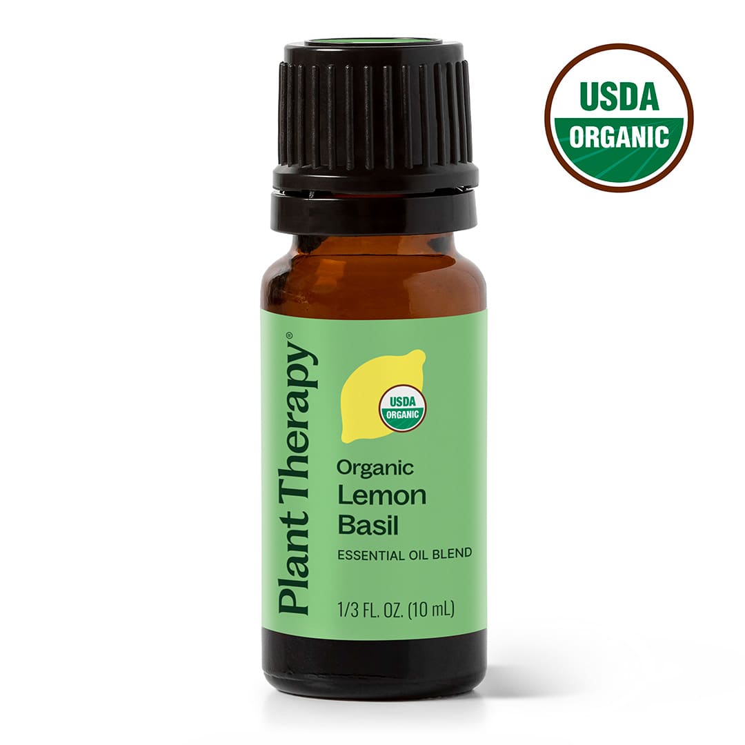 Organic Lemon Basil Essential Oil Blend