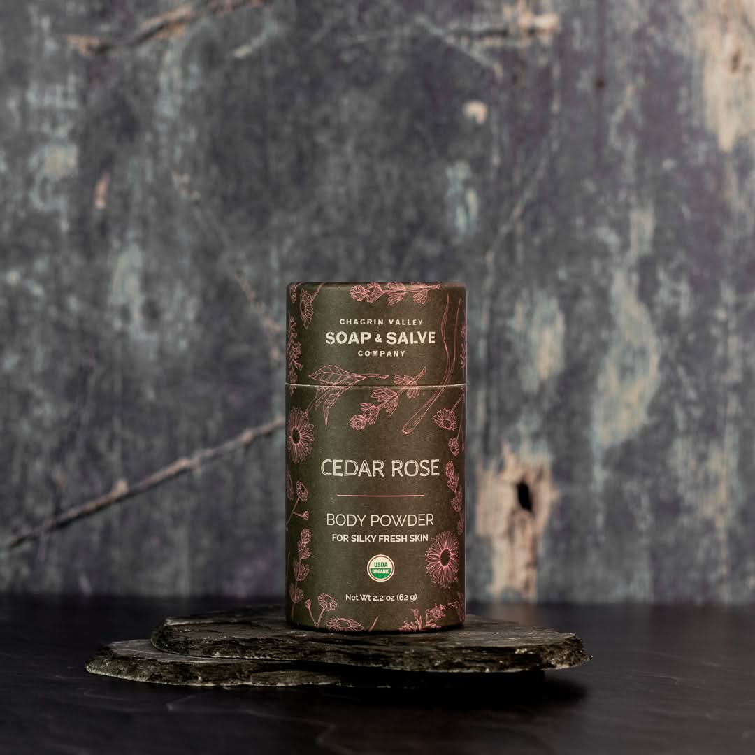 Body Powder: Cedar Rose - My American Goods