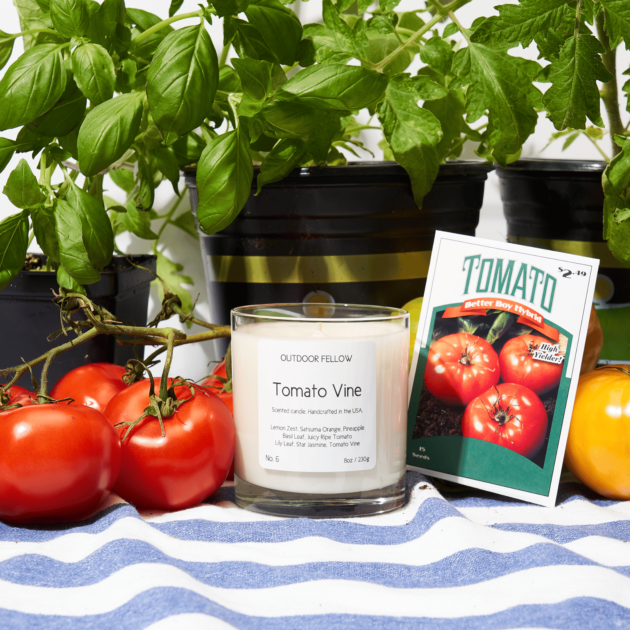 Tomato Vine Scented Candle - My American Goods
